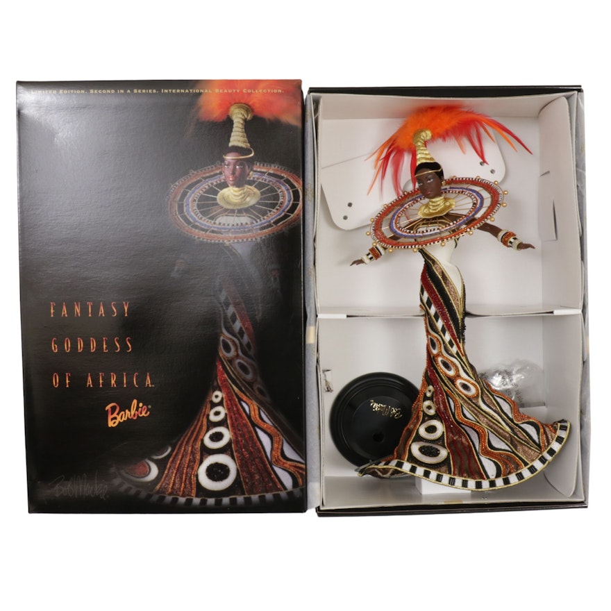 Bob Mackie for Mattel "Fantasy Goddess of Africa" Barbie Doll with Box