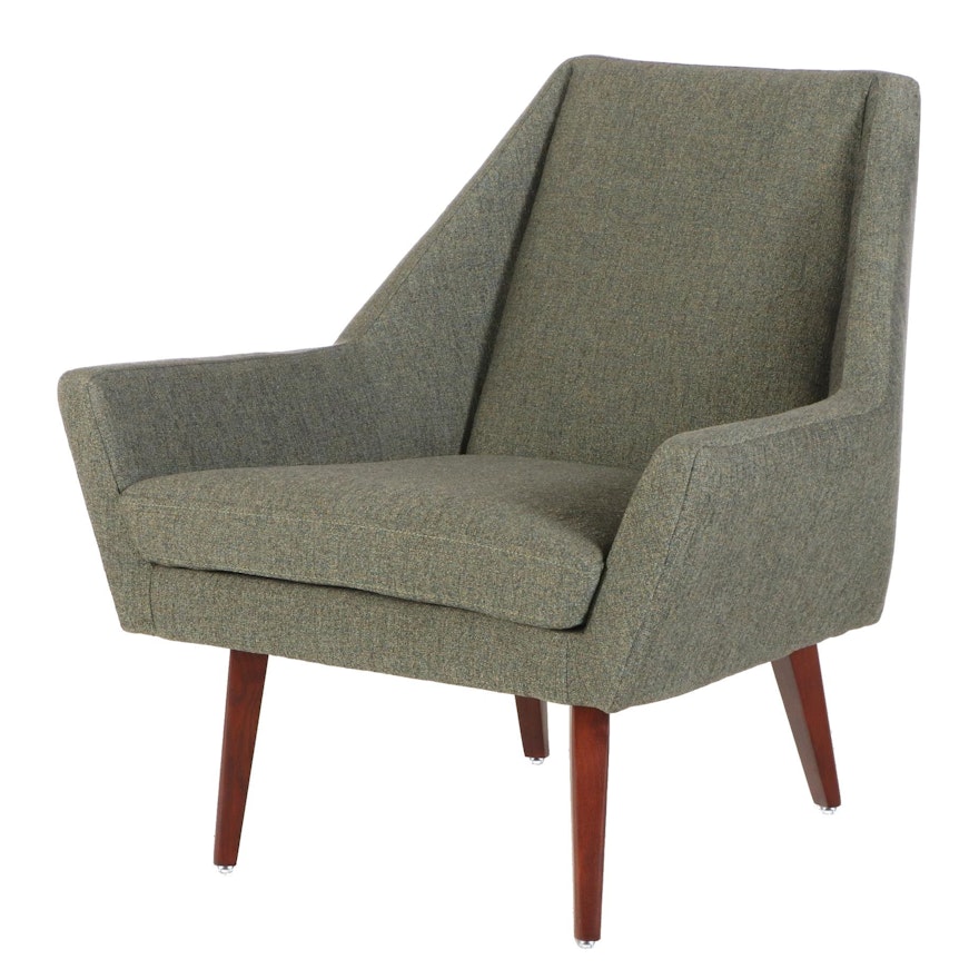 Article "Angle" Mid Century Modern Style Upholstered Arm Chair