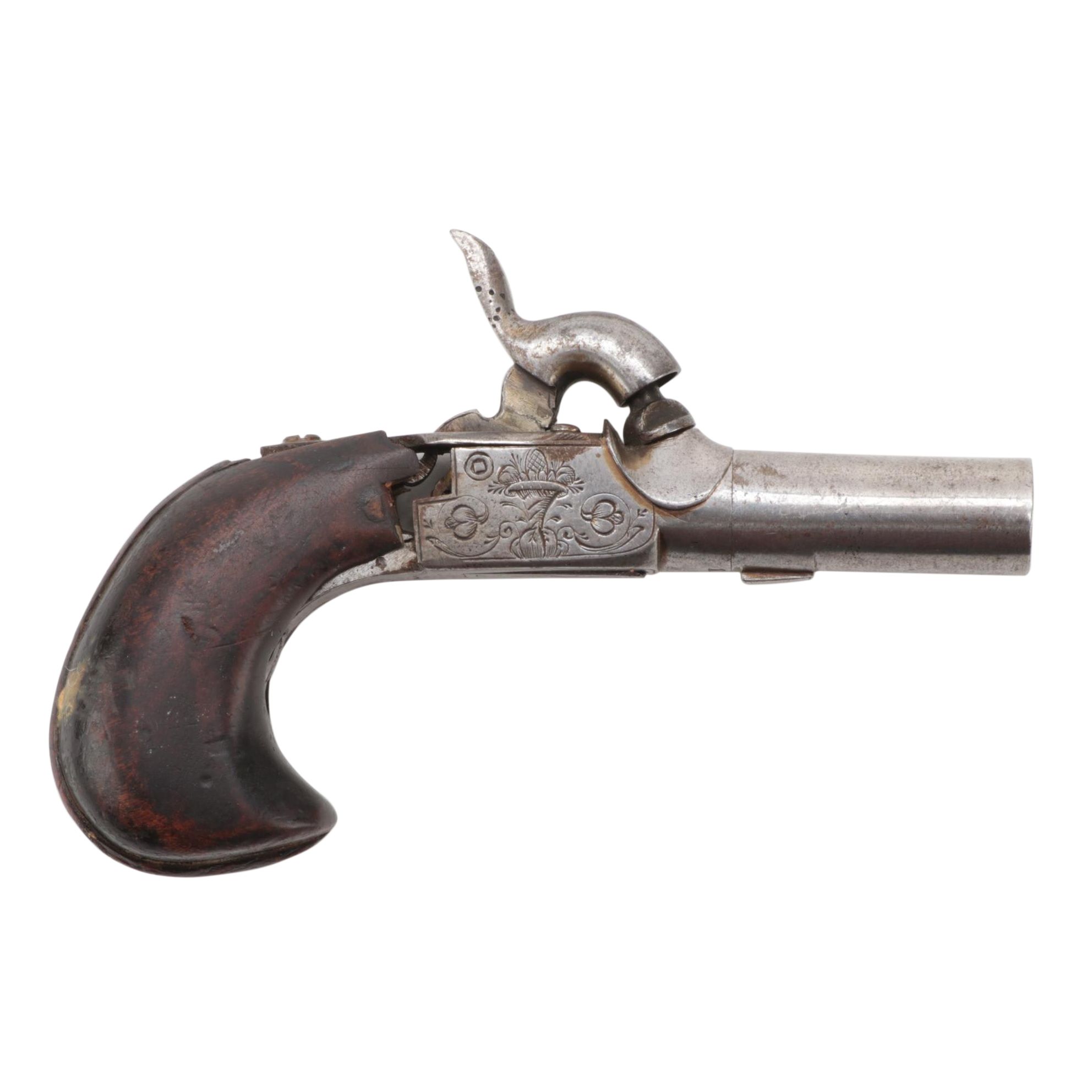 Antique Single Shot Percussion Cap Pistol