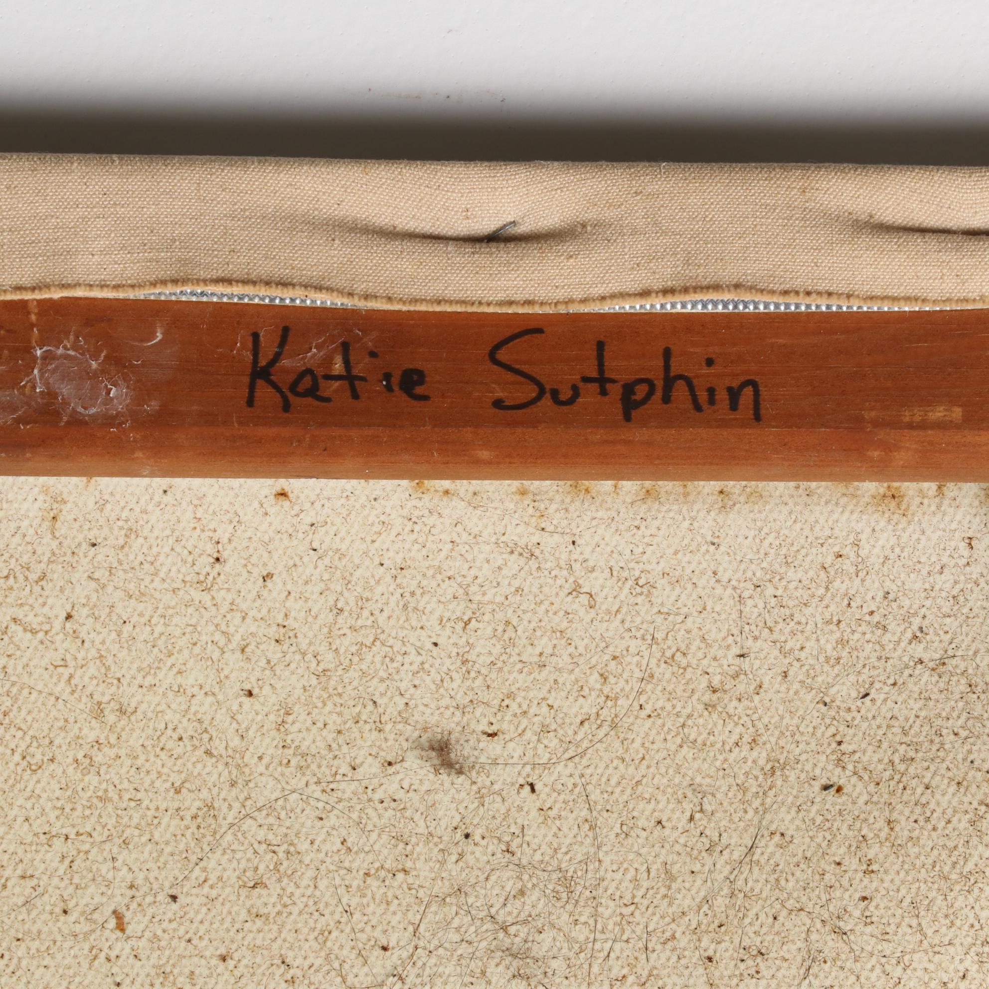 Katherine Sutphin Oil Painting of Abstract Figures