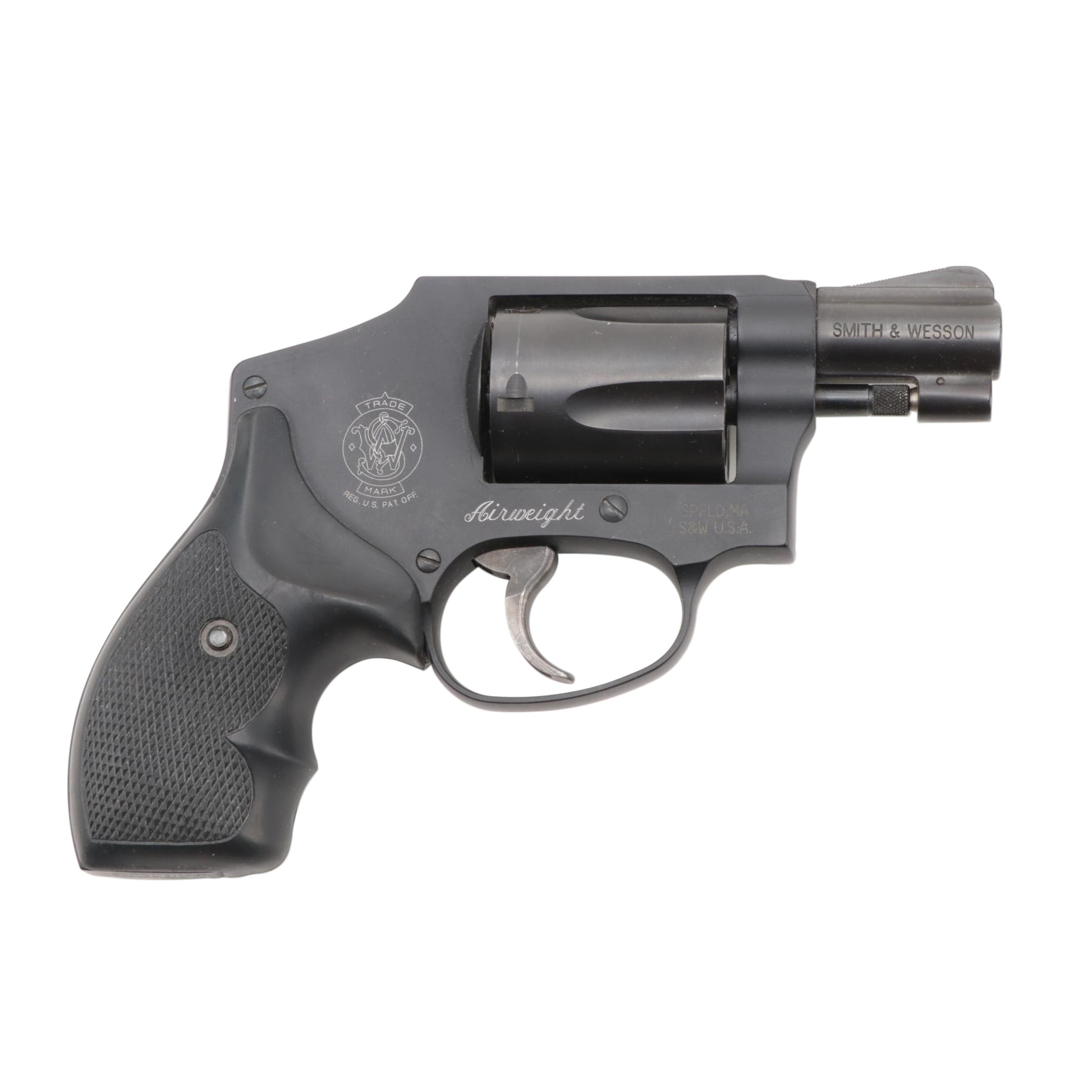 Smith and Wesson .38 Airweight Hammerless Revolver