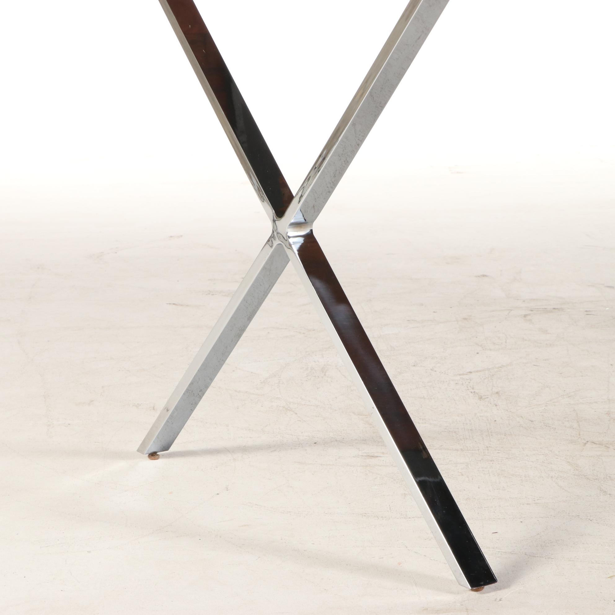 Milo Baughman Rosewood X-Base Desk, Vintage