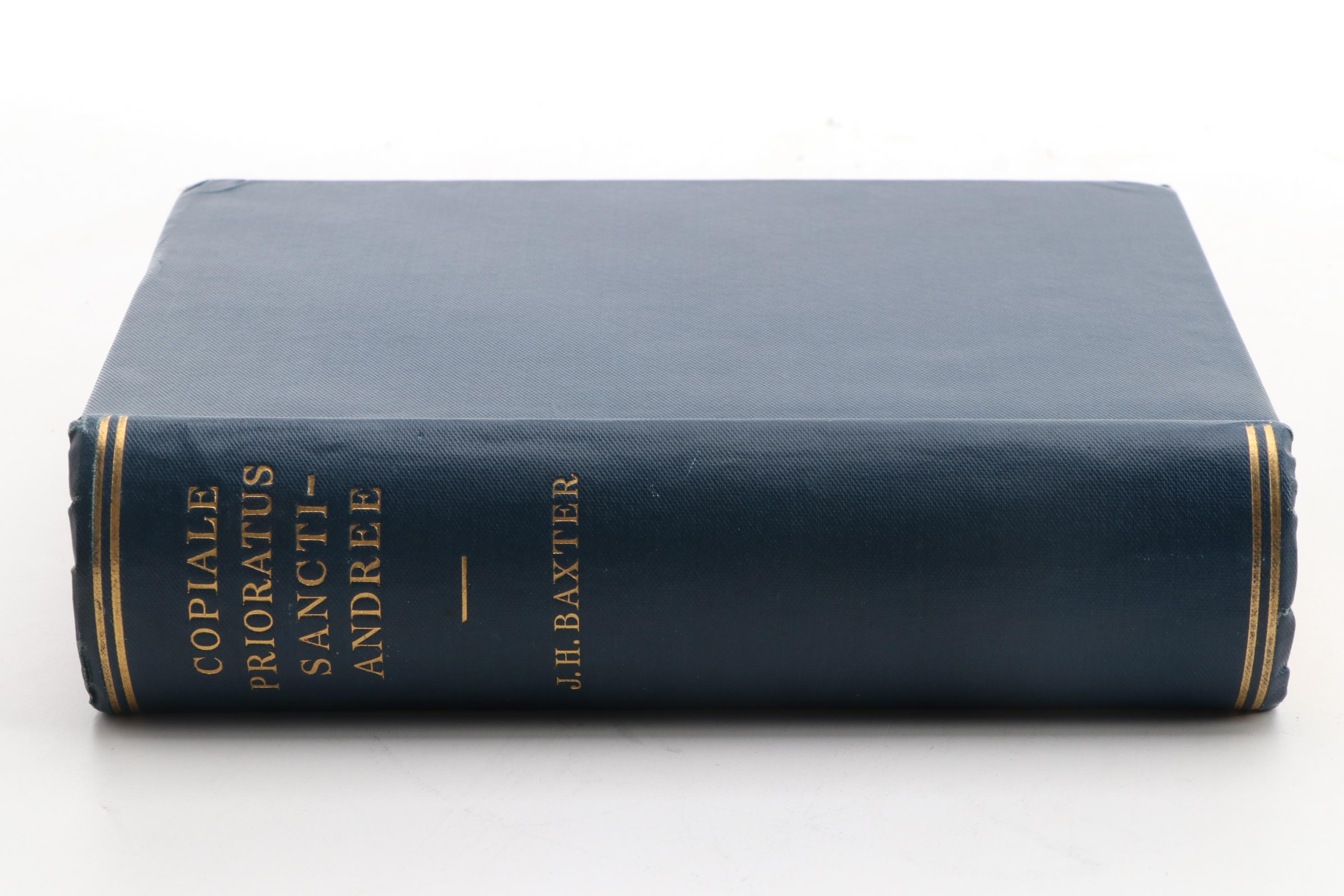 "Copiale Prioratus Sanctiandree" Edited by James Houston Baxter, 1930