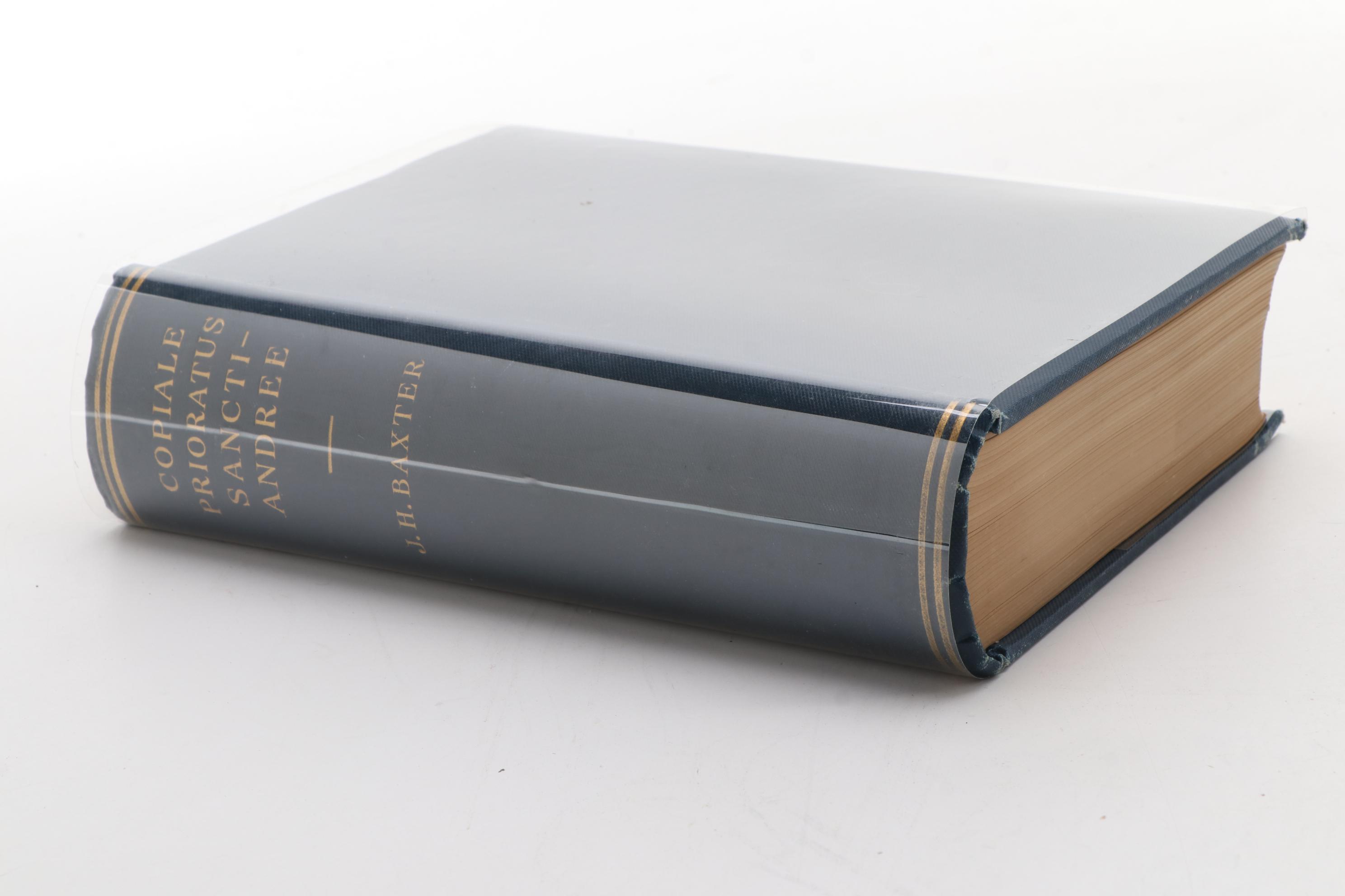 "Copiale Prioratus Sanctiandree" Edited by James Houston Baxter, 1930