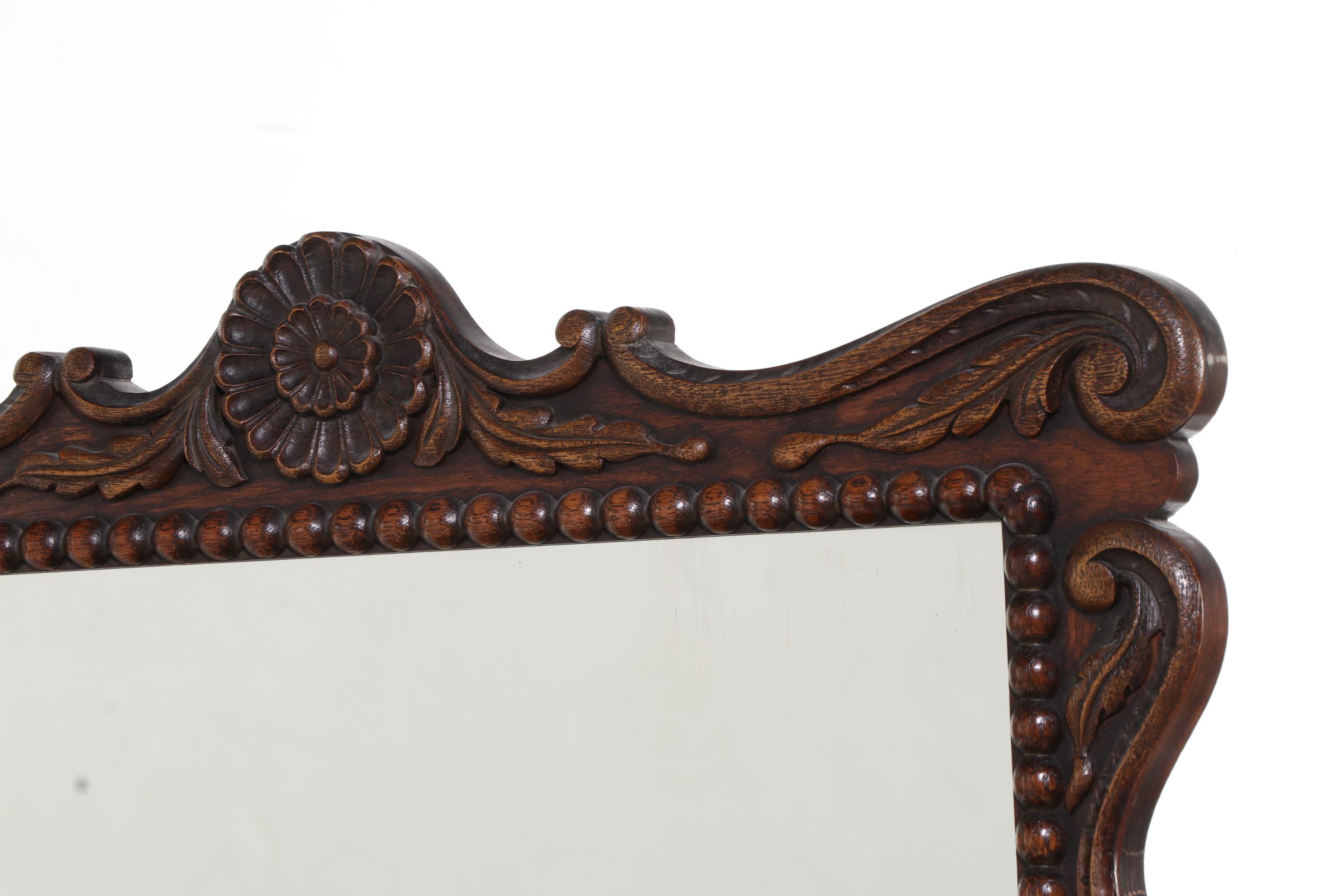 American Furniture Co. Jacobean Style Carved Oak Four-Drawer Dresser