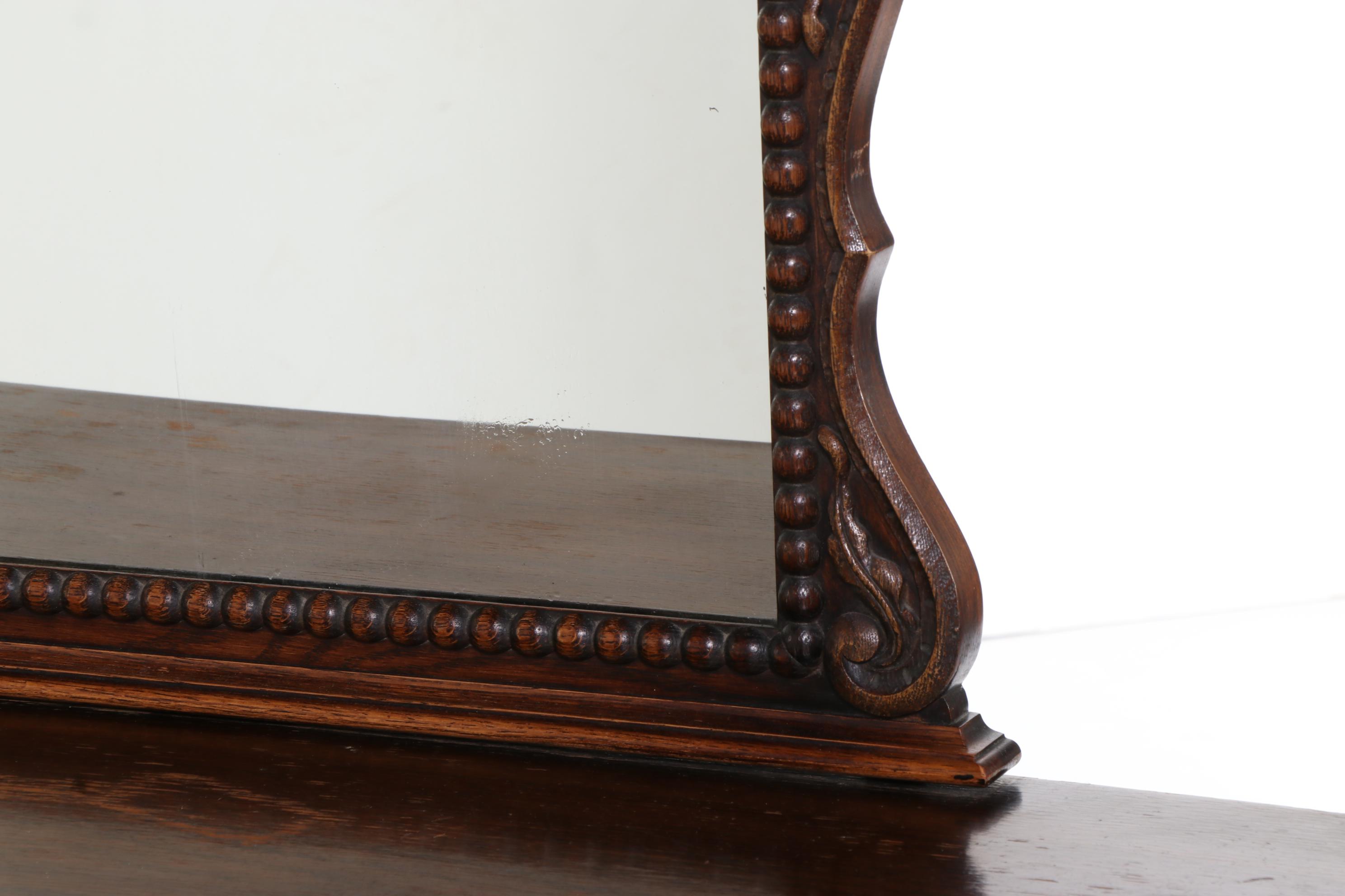 American Furniture Co. Jacobean Style Carved Oak Four-Drawer Dresser