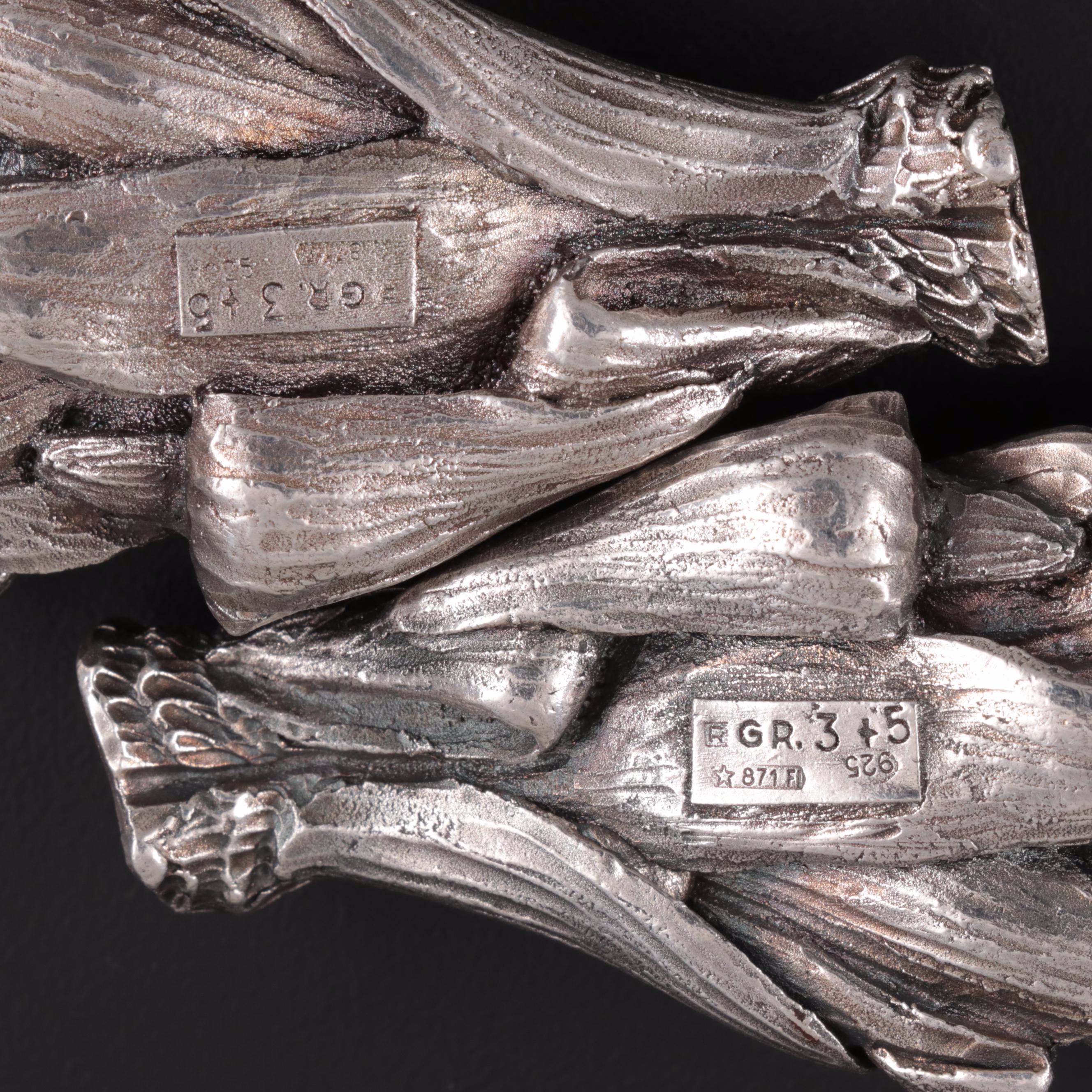 Italian Weighted Sterling Silver Corn Sheaves