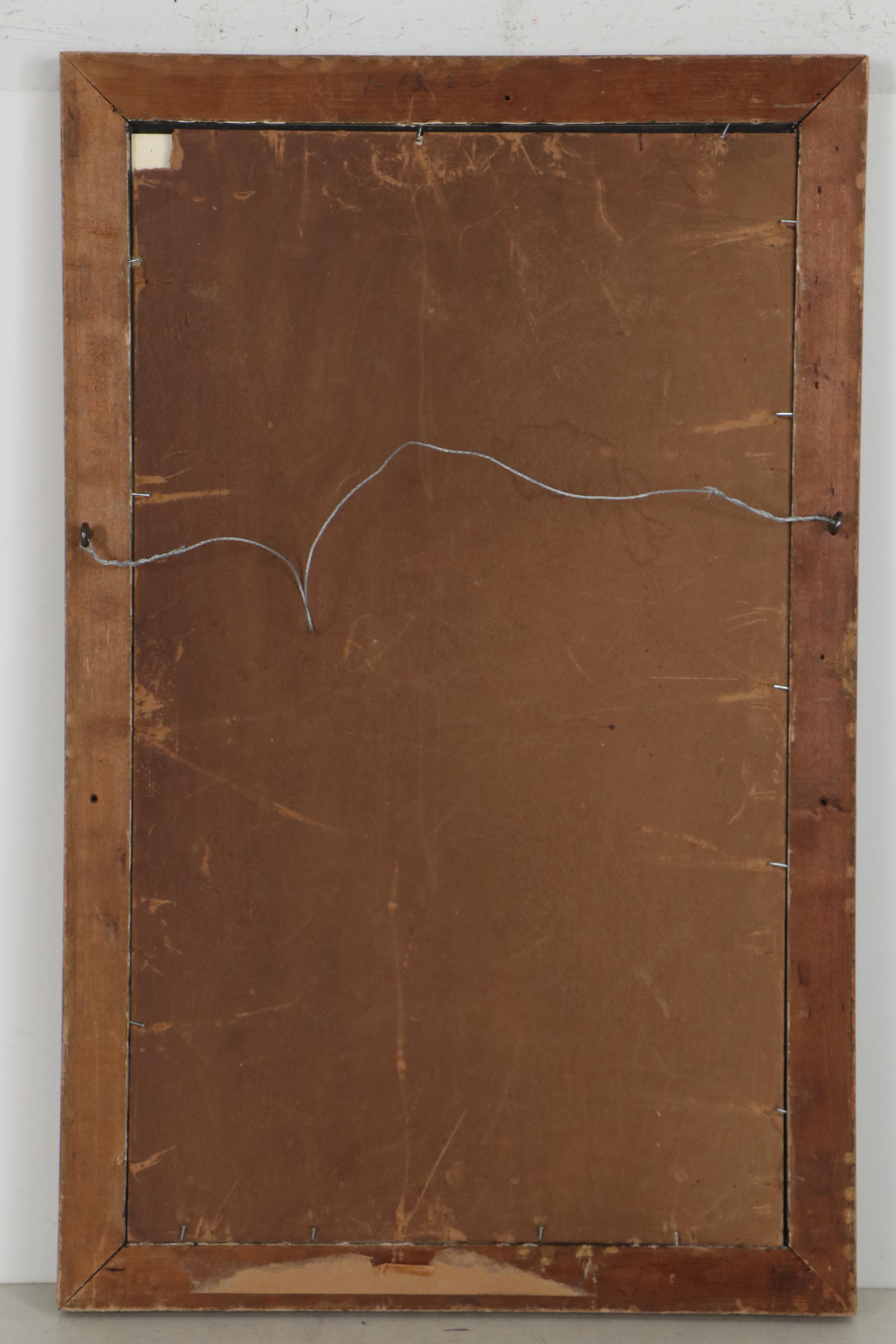 Gouache Painting of a Stilt House, 1923