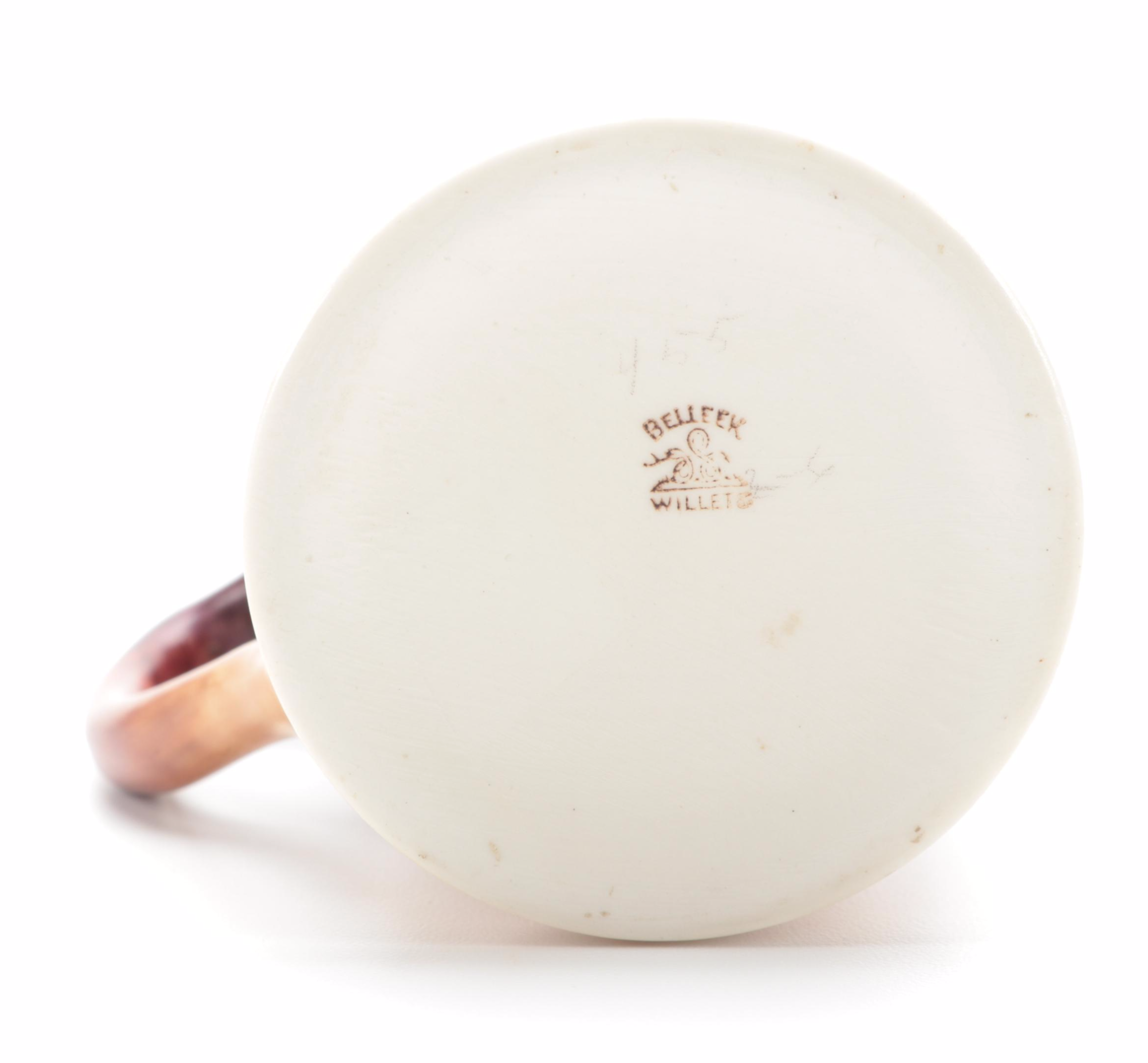 Willets Belleek and Limoges Hand-Painted Tankards, Late 19th/ Early 20th Century