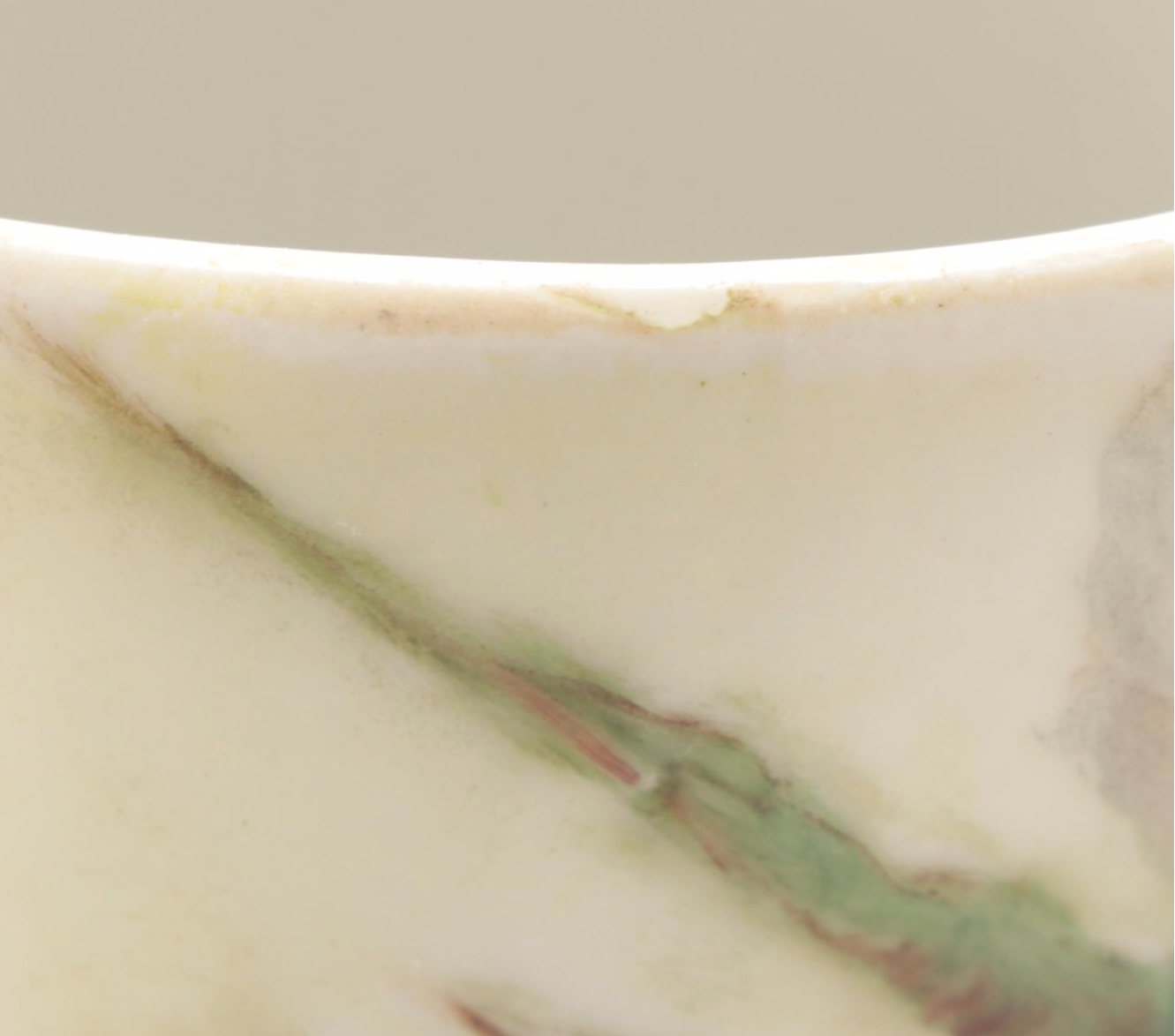 Willets Belleek and Limoges Hand-Painted Tankards, Late 19th/ Early 20th Century