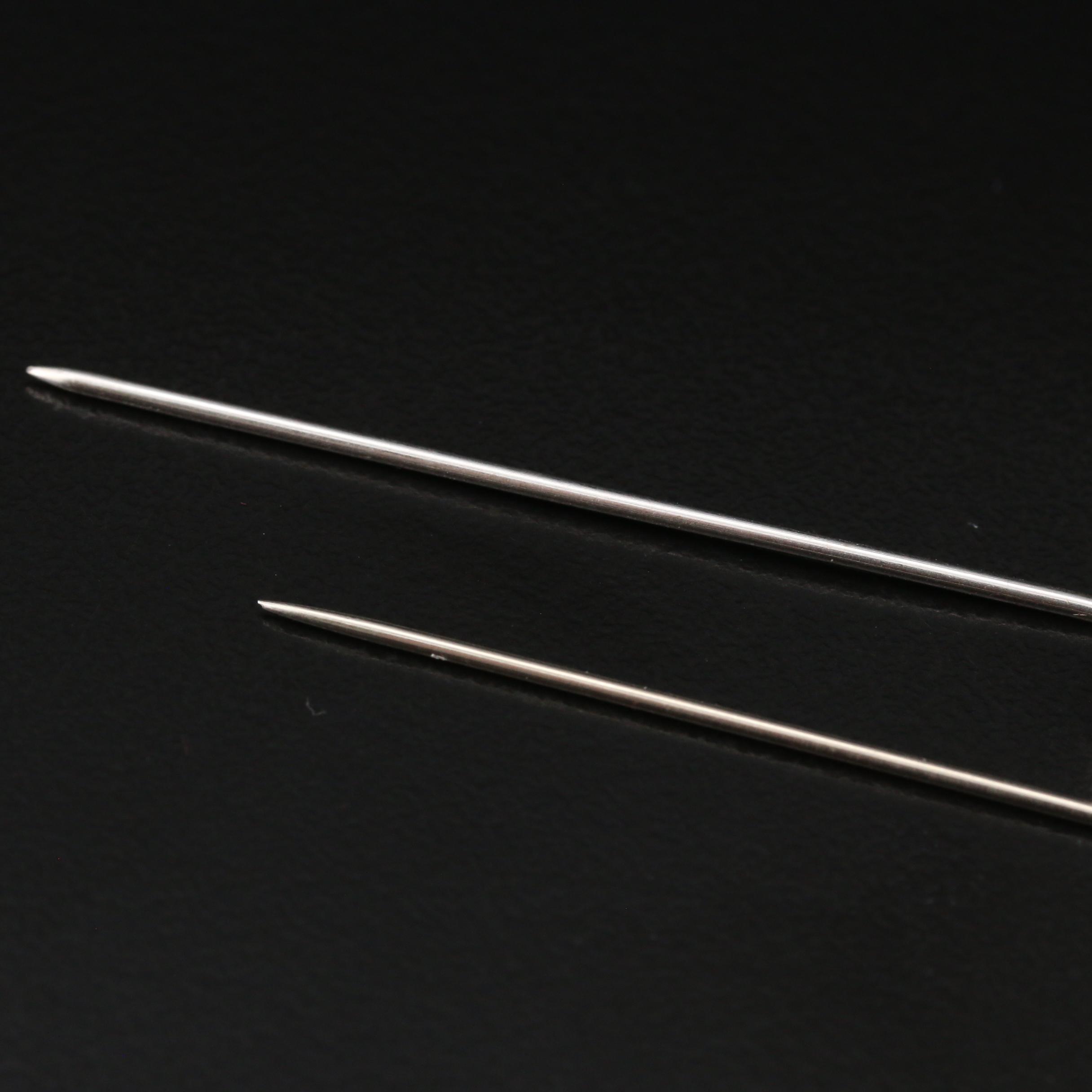 Art Deco 14K Diamond Stick Pins