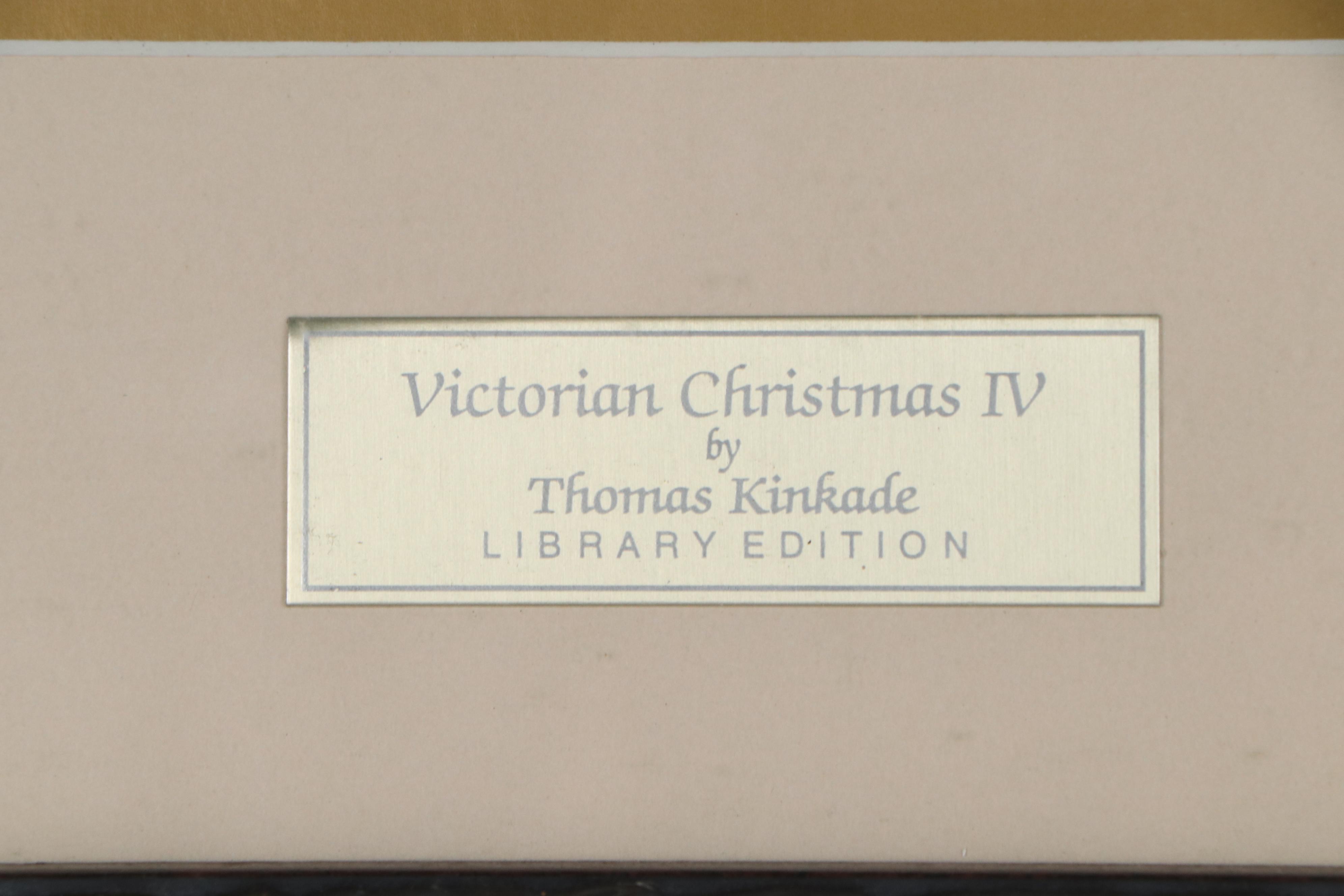 Offset Lithograph after Thomas Kinkade "Victorian Christmas IV," 21st Century