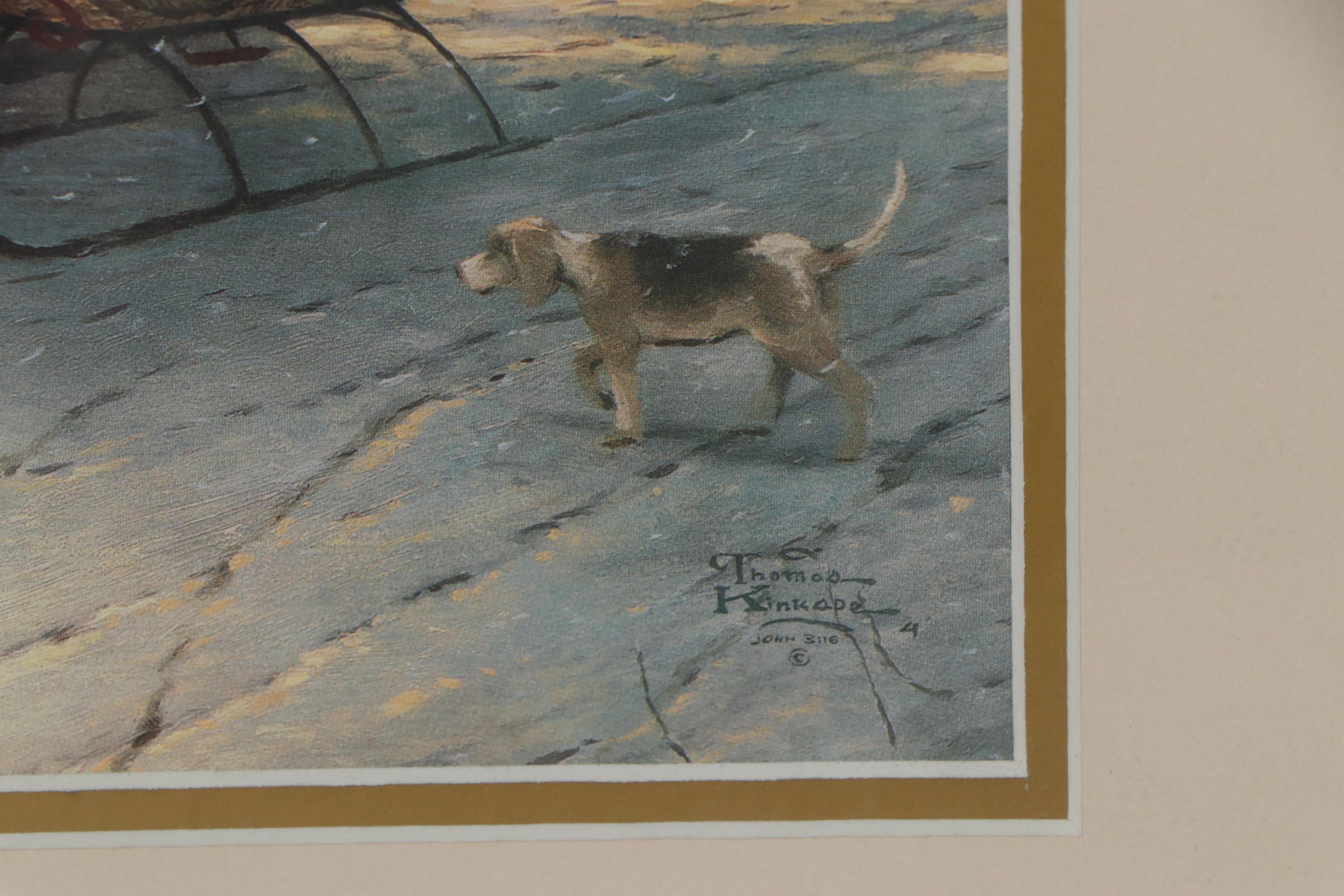 Offset Lithograph after Thomas Kinkade "Victorian Christmas IV," 21st Century