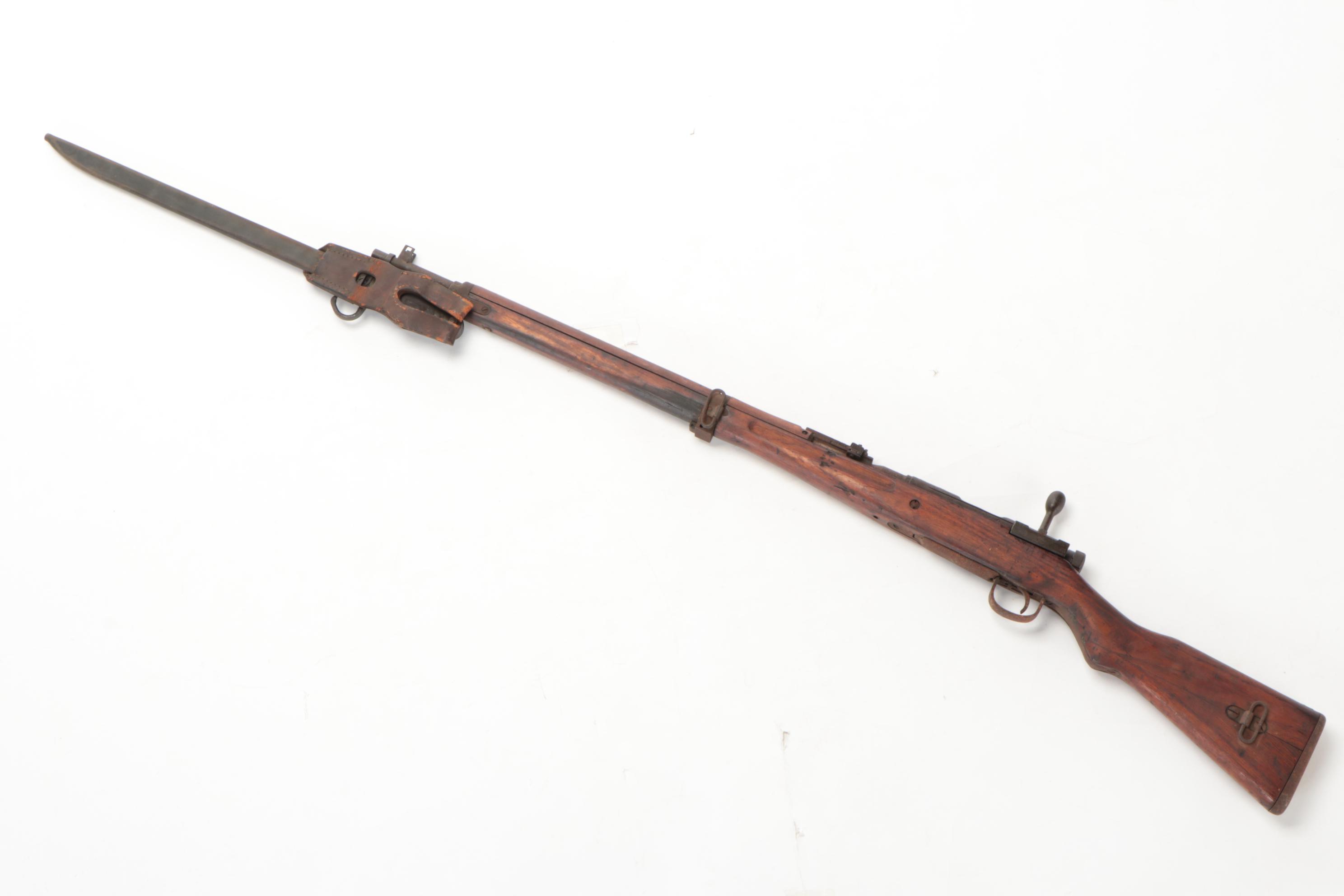 WWII Era Japanese Type 99 Rifle With Bayonet