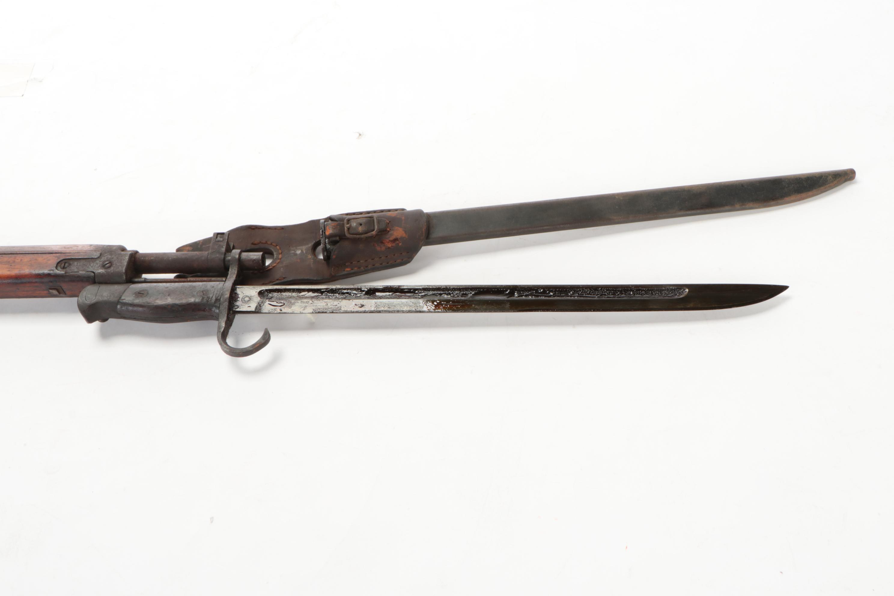 WWII Era Japanese Type 99 Rifle With Bayonet