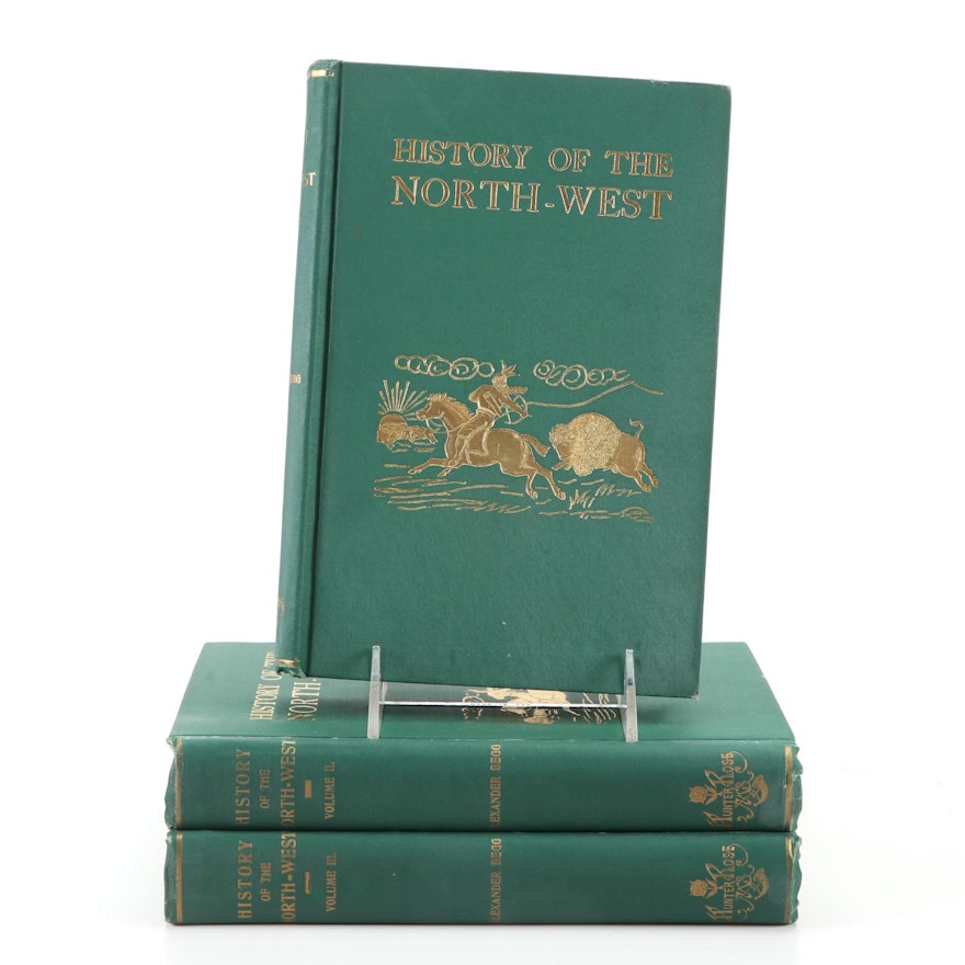 First Edition "History of the North-West" Three-Volume Set, 1894–1895