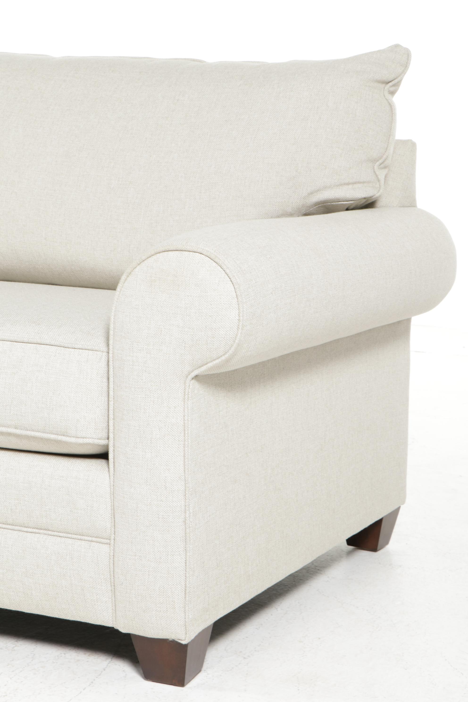 Bassett Contemporary Two-Seat Upholstered Sofa