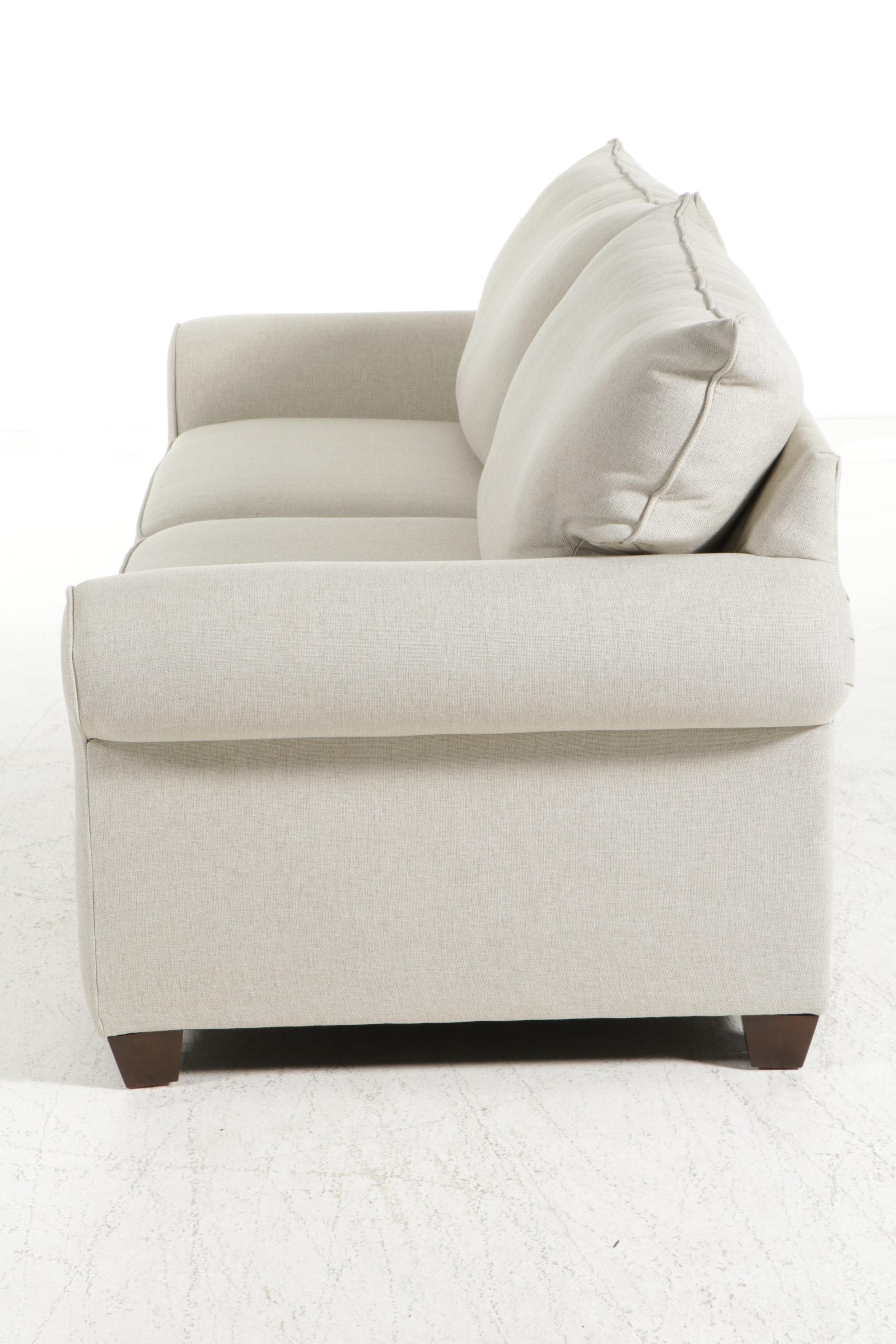 Bassett Contemporary Two-Seat Upholstered Sofa