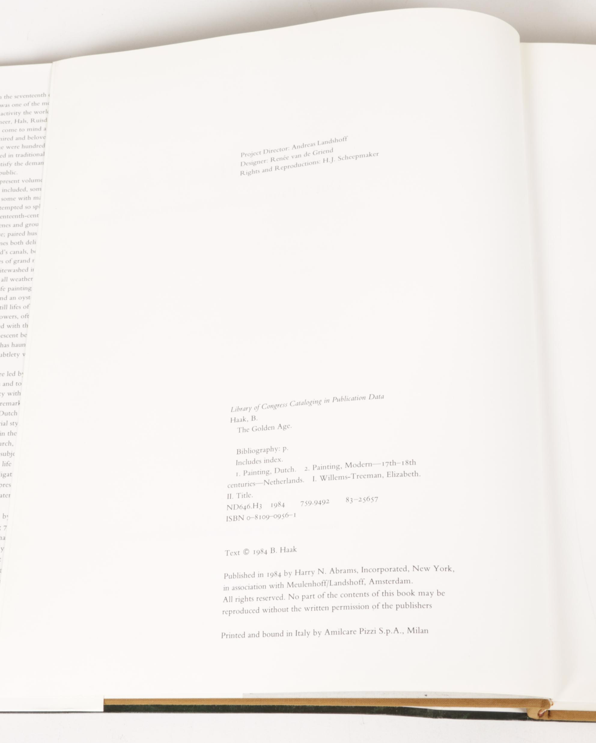 "The Golden Age" and Other Books on 17th Century Dutch Art