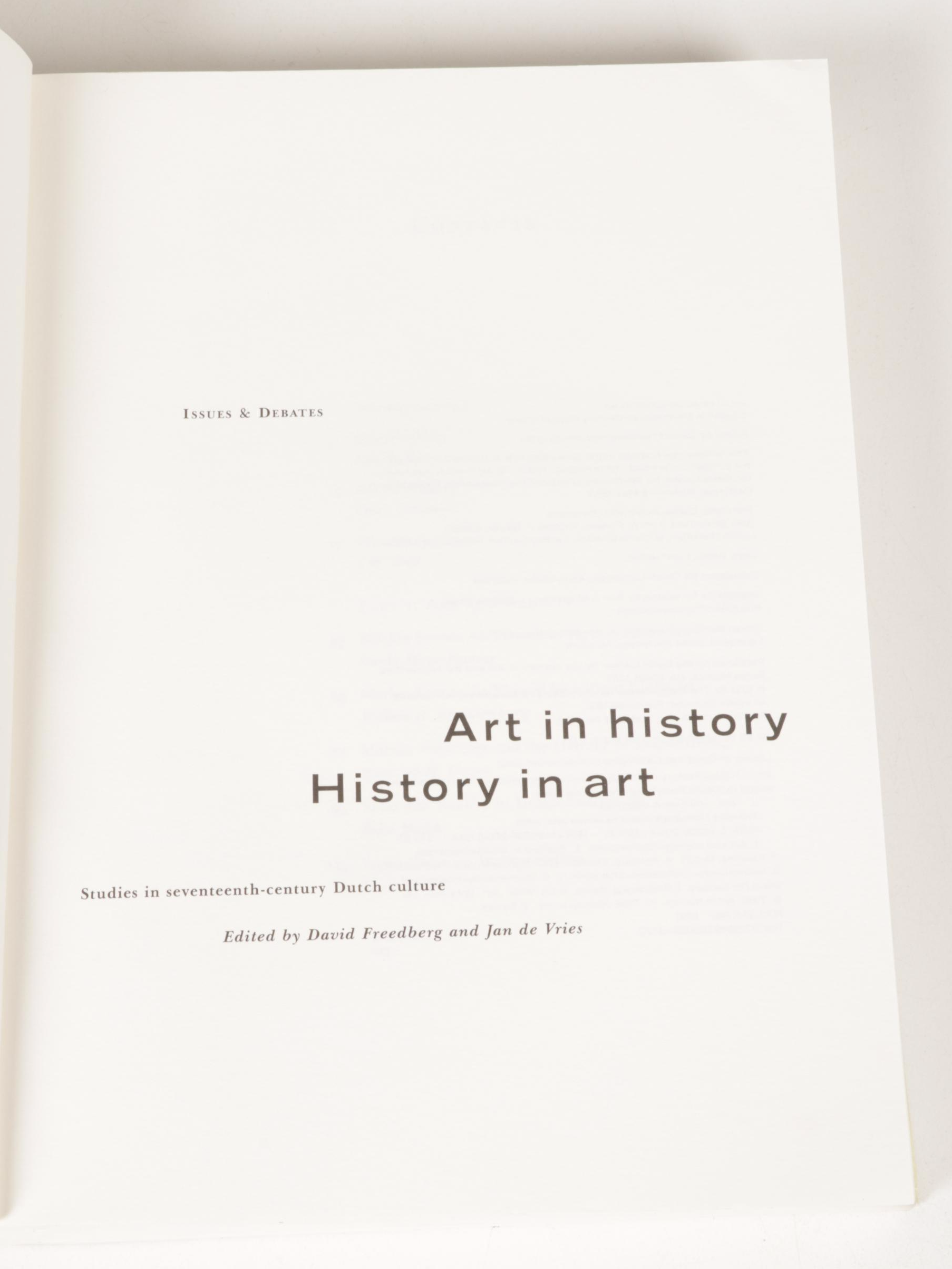 "The Golden Age" and Other Books on 17th Century Dutch Art