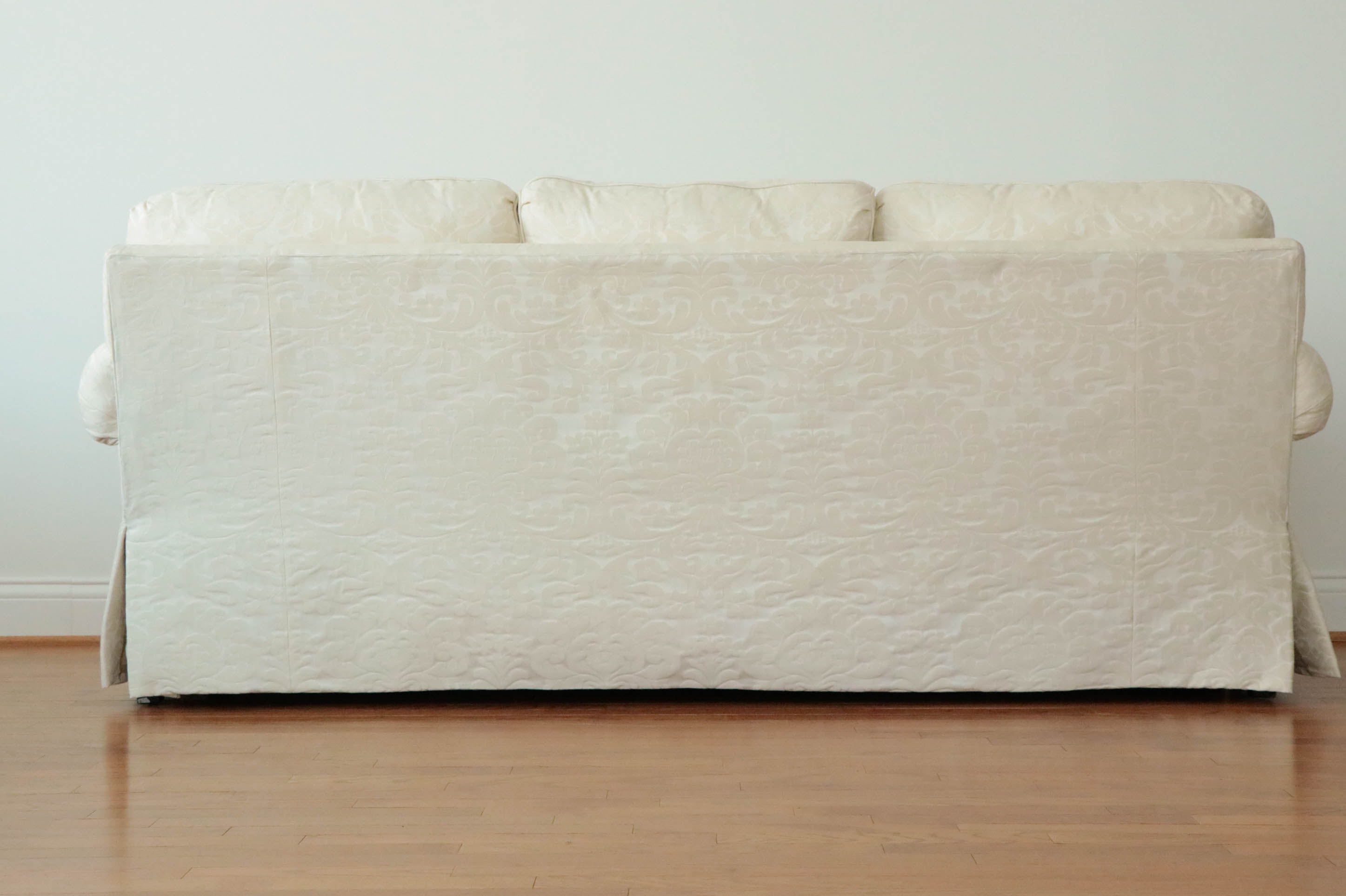 Sherrill Furniture Sofa with Linen Slipcover