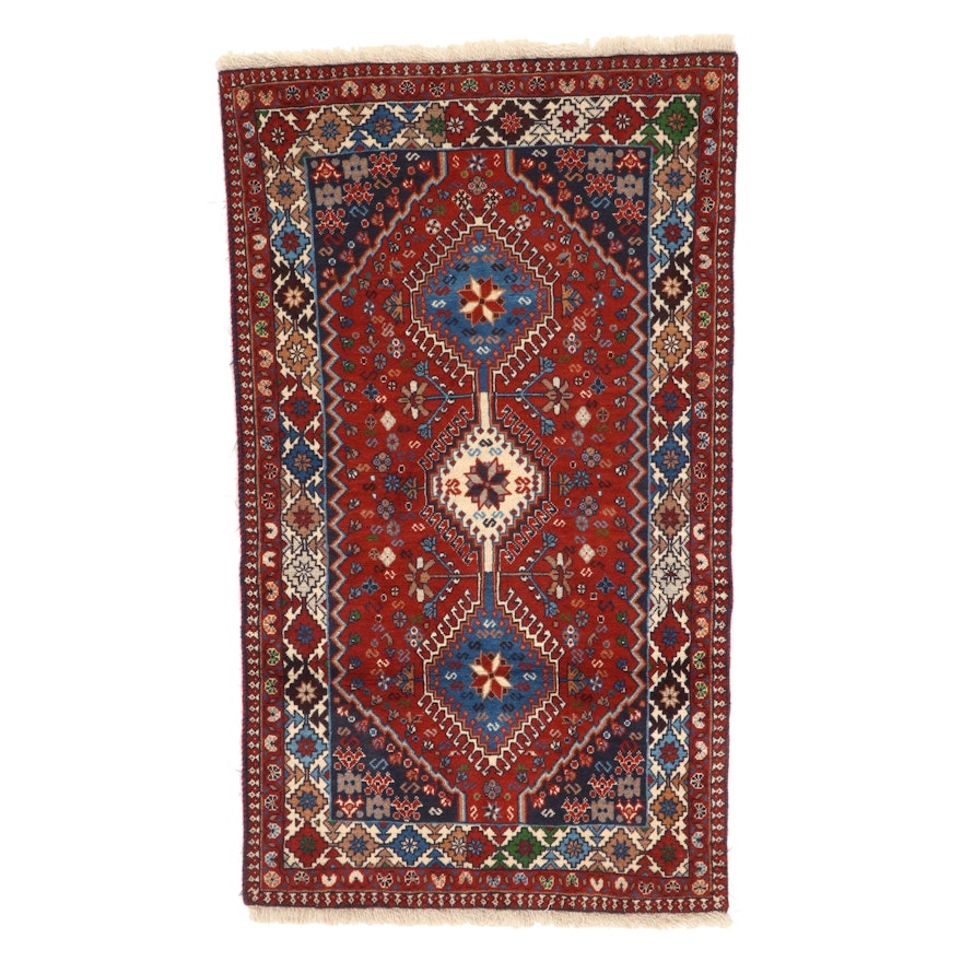 3'3 x 5'7 Hand-Knotted Persian Ardebil Area Rug