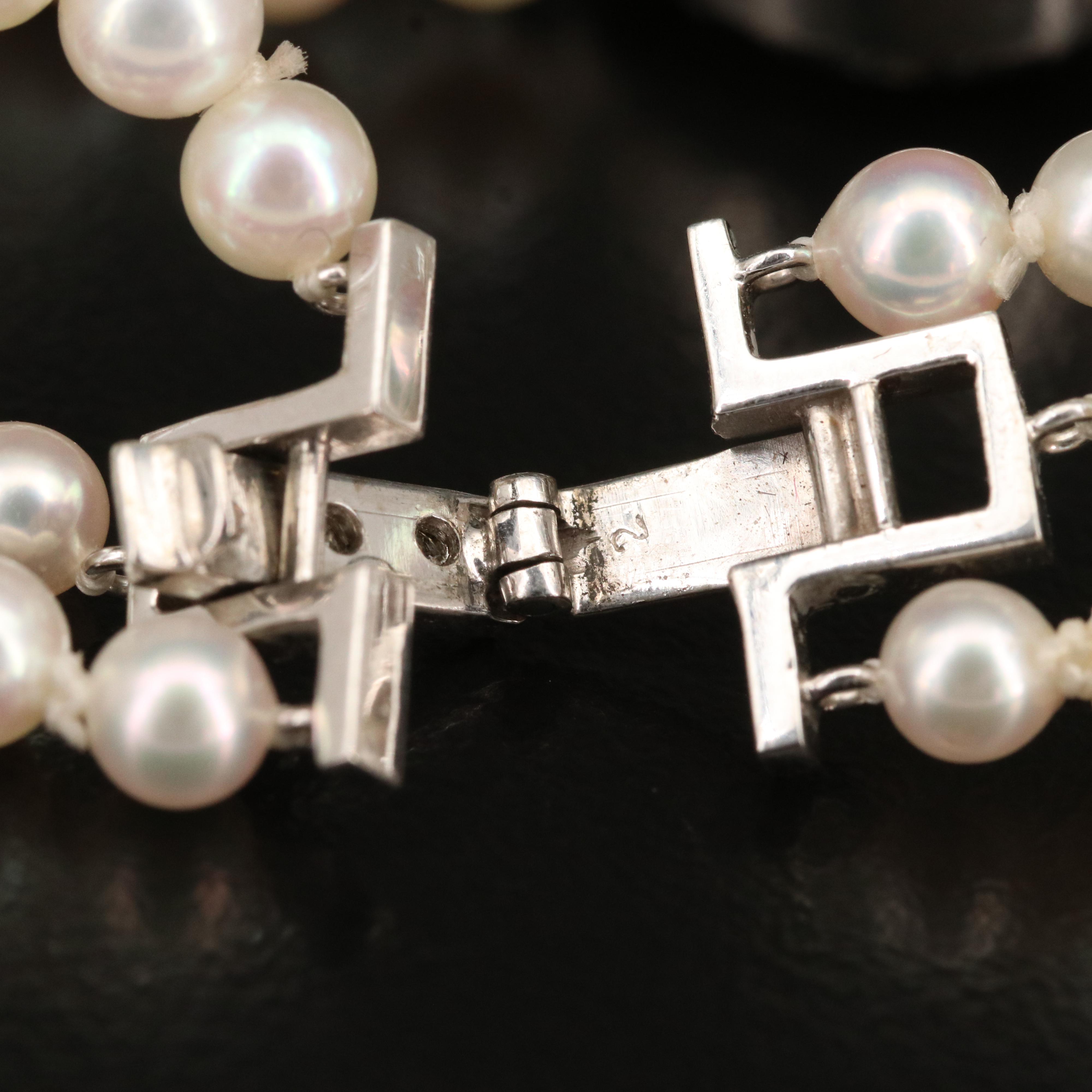 Vintage Rolex Platinum and 18K Gold 1.30 CTW Diamond and Pearl Watch