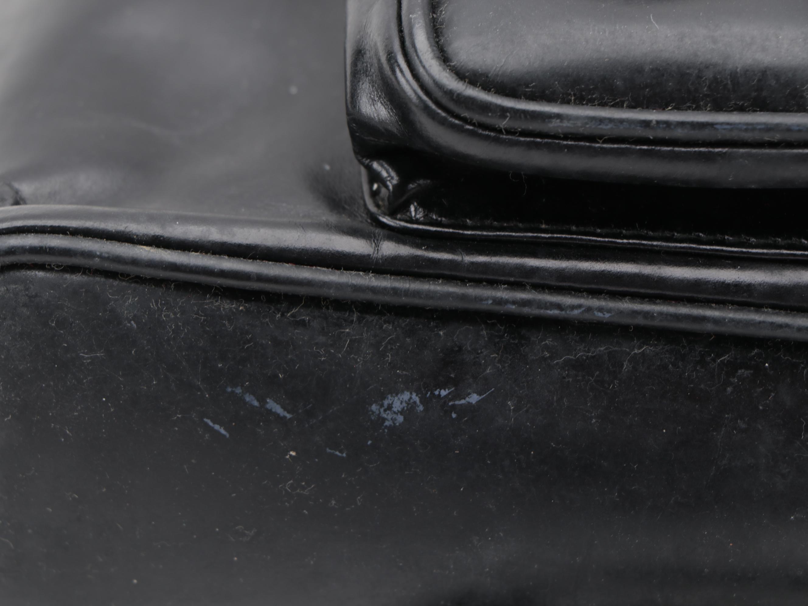 Gucci Bamboo Black Leather Backpack Purse