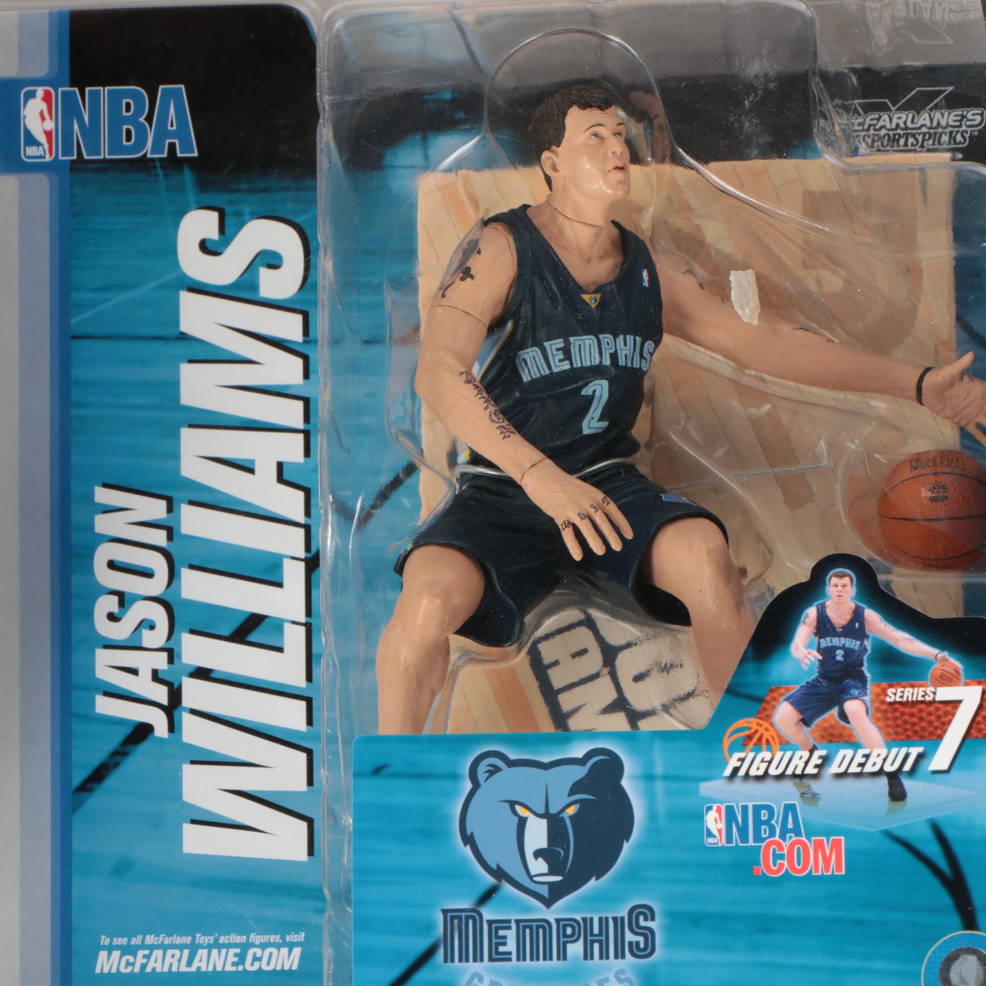NBA Action Figure Collection Including Allen Iverson, Yao Ming, More