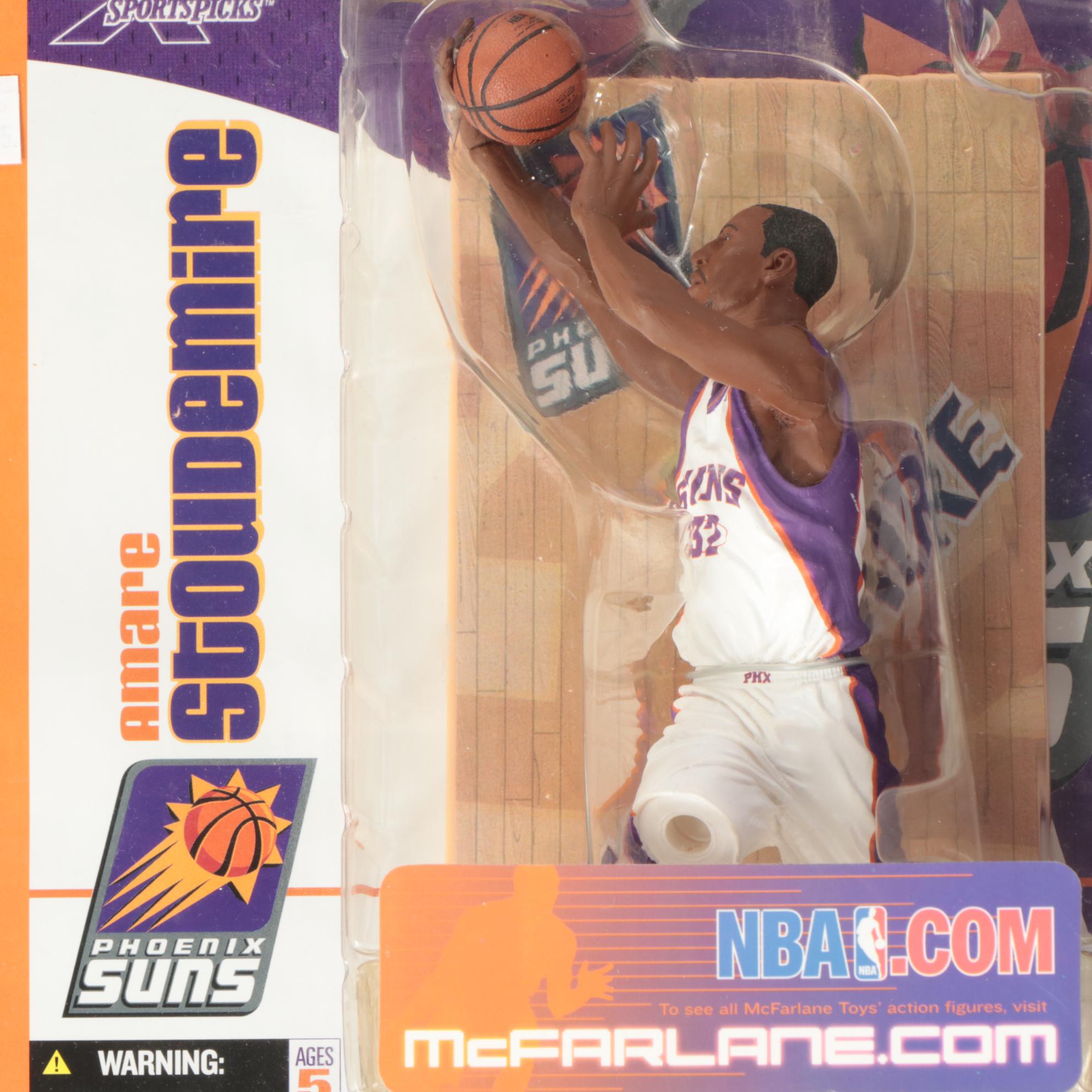 NBA Action Figure Collection Including Allen Iverson, Yao Ming, More