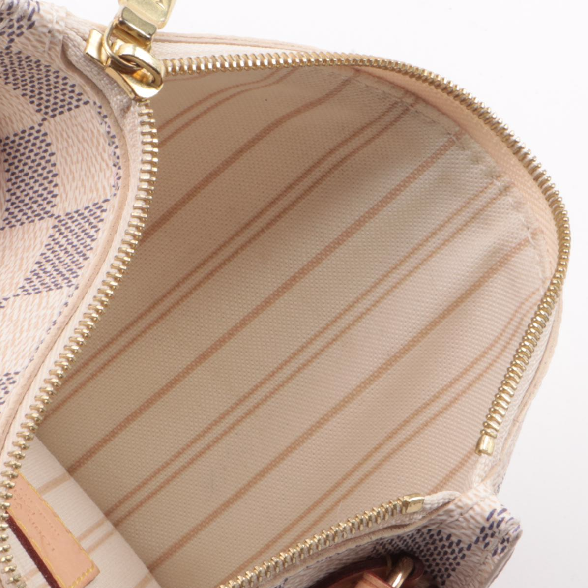 Louis Vuitton Neverfull Accessory Pochette in Damier Azur Canvas