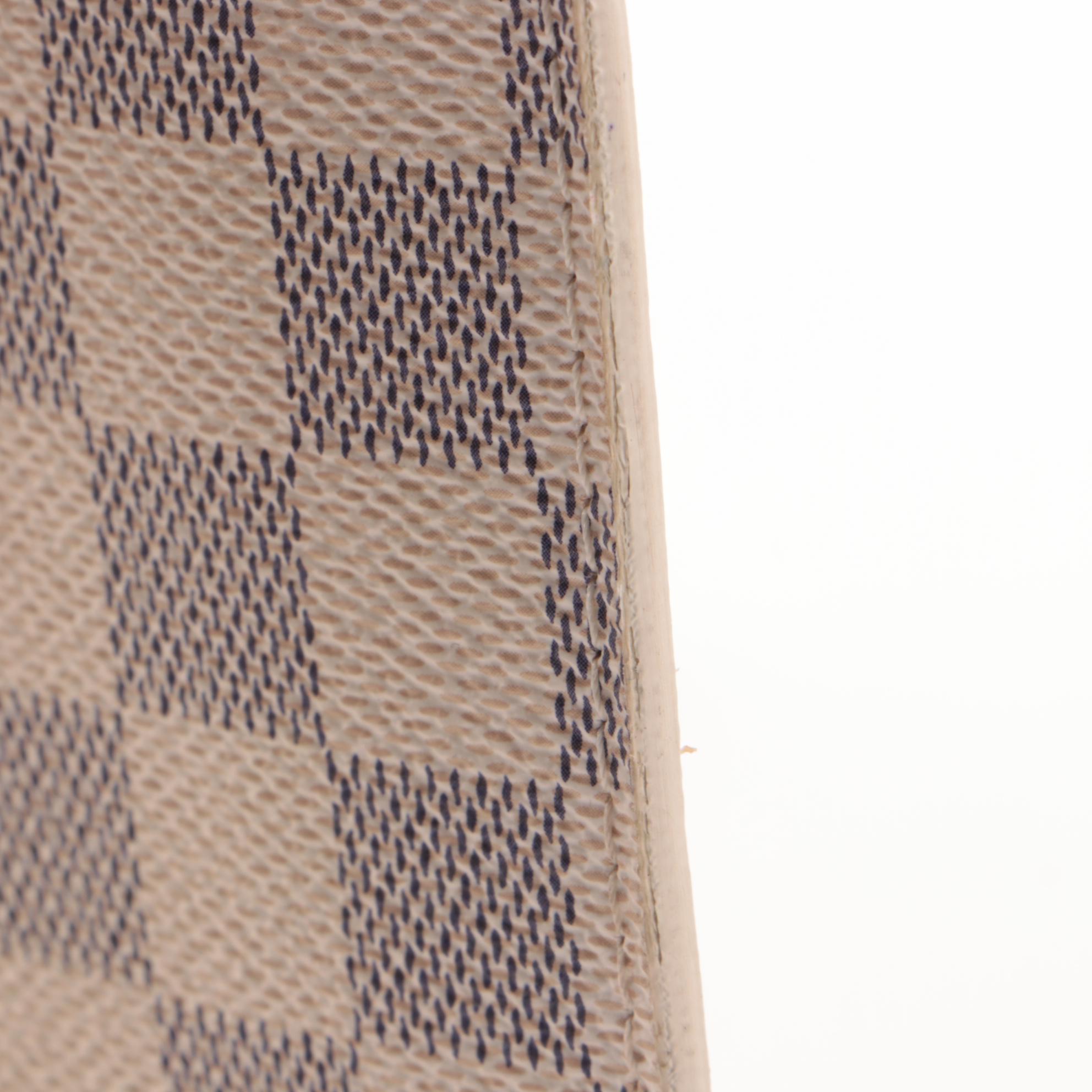 Louis Vuitton Neverfull Accessory Pochette in Damier Azur Canvas