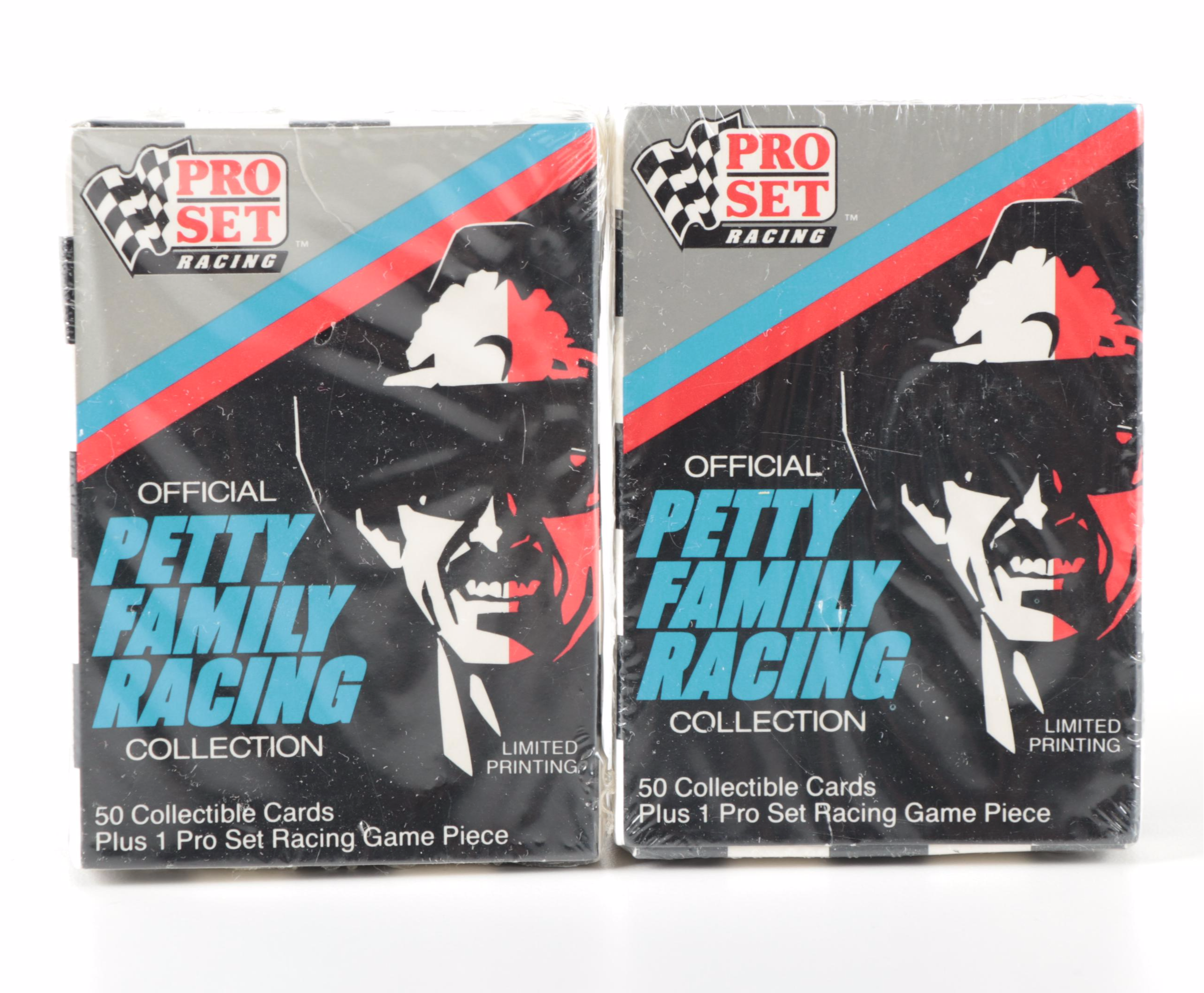 Richard Petty Auto Racing Memorabilia Including Trading Cards, Postcard