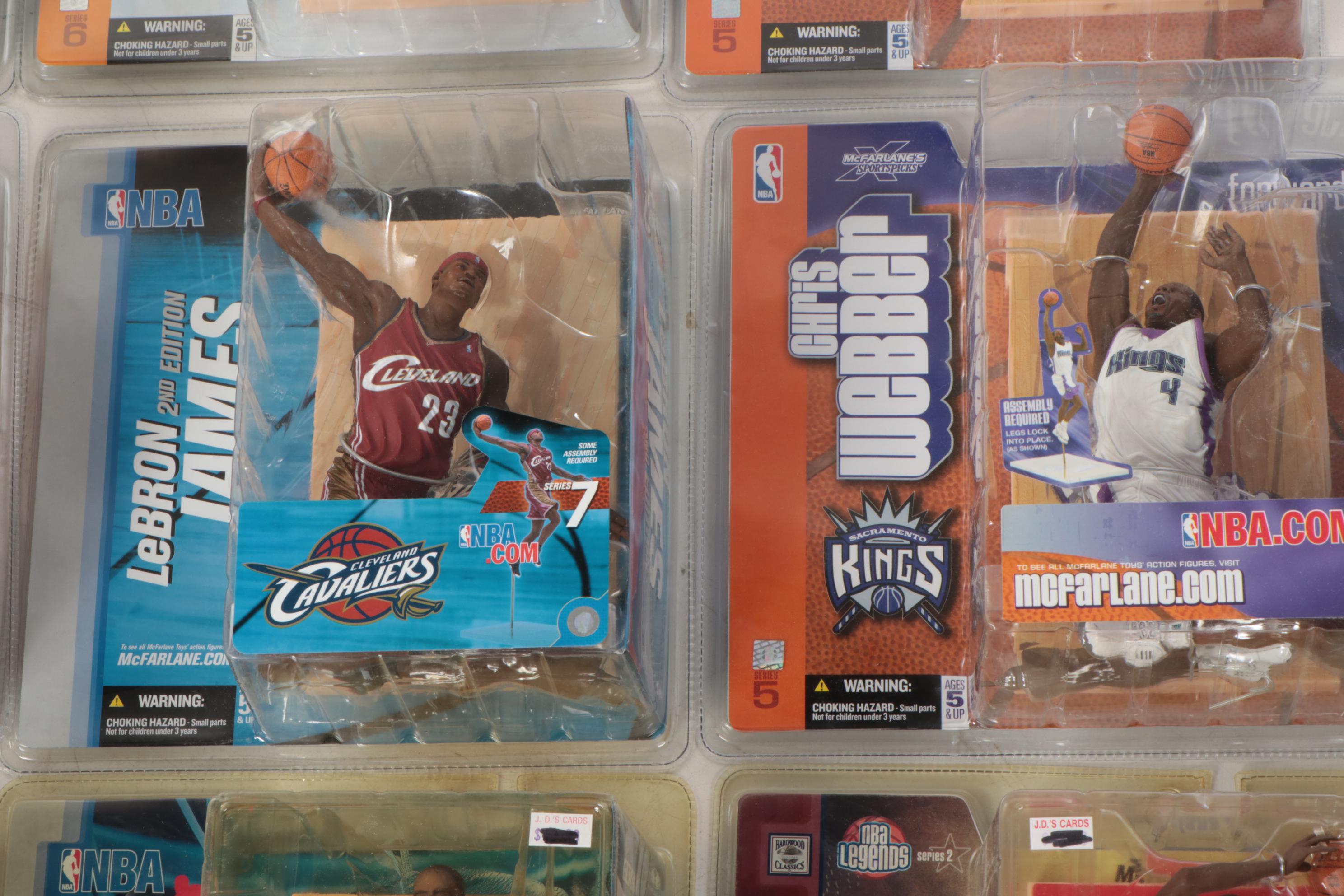 NBA Action Figures, Including LeBron James, Yao Ming, More