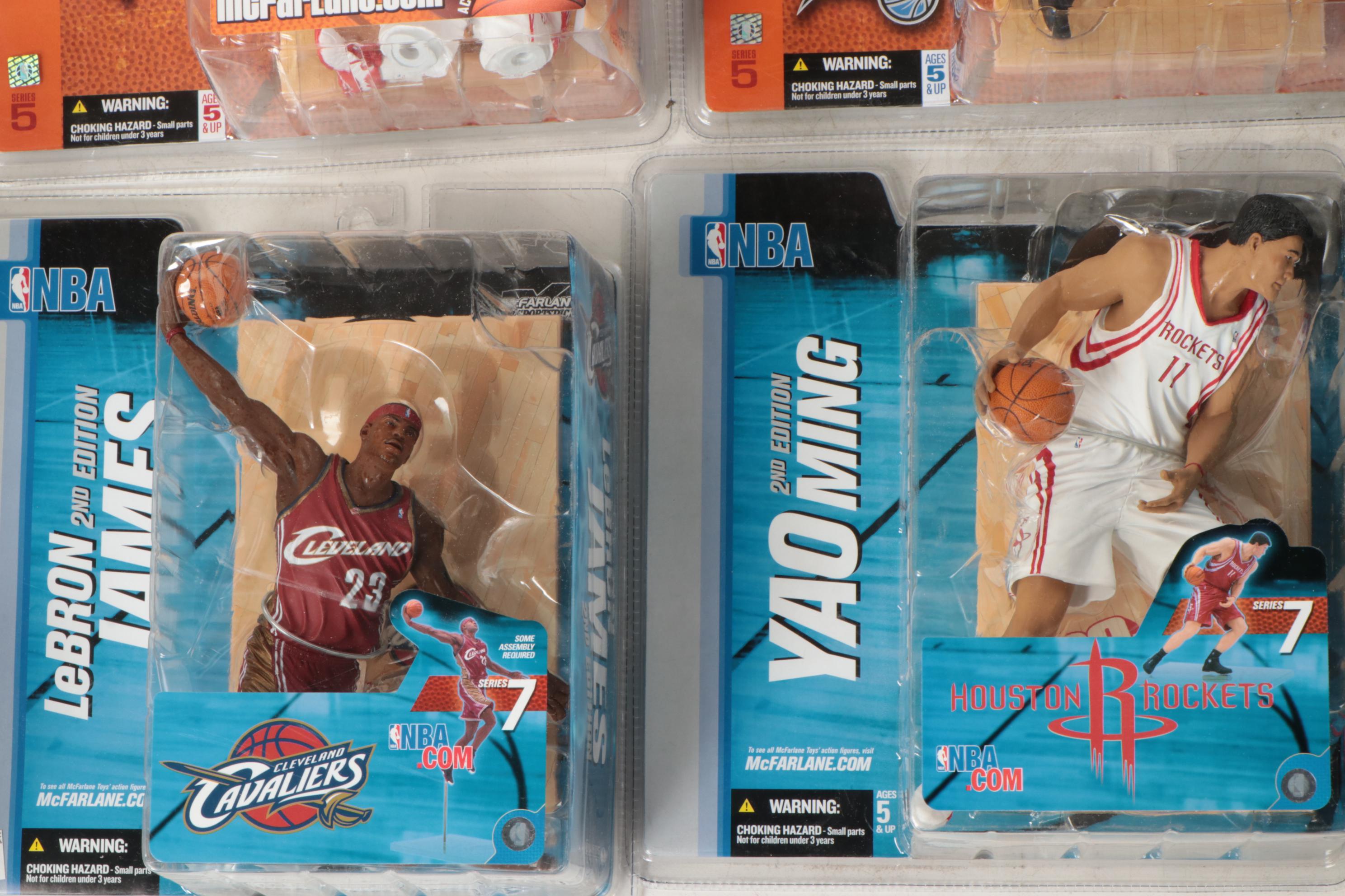 NBA Action Figures, Including LeBron James, Yao Ming, More