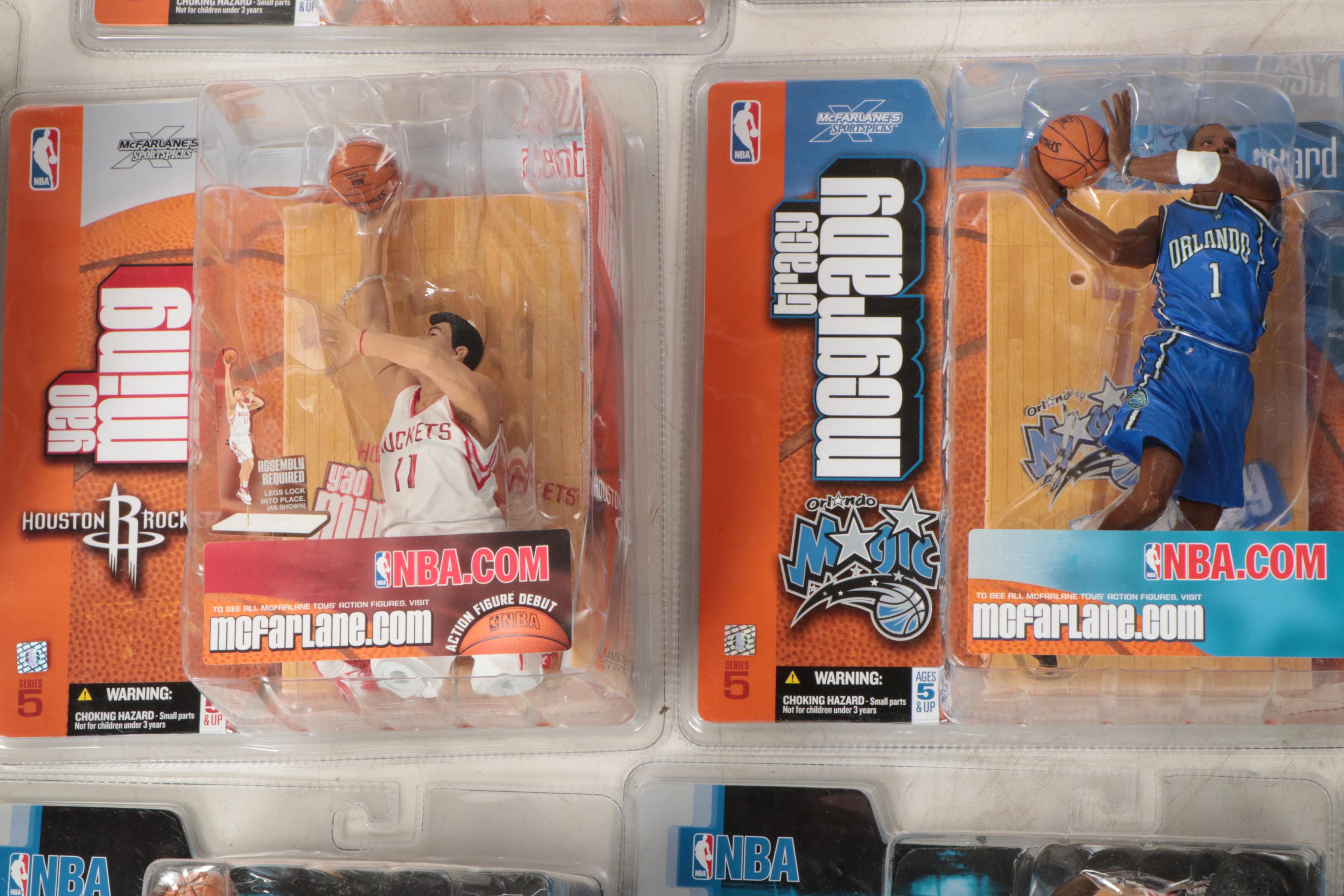 NBA Action Figures, Including LeBron James, Yao Ming, More