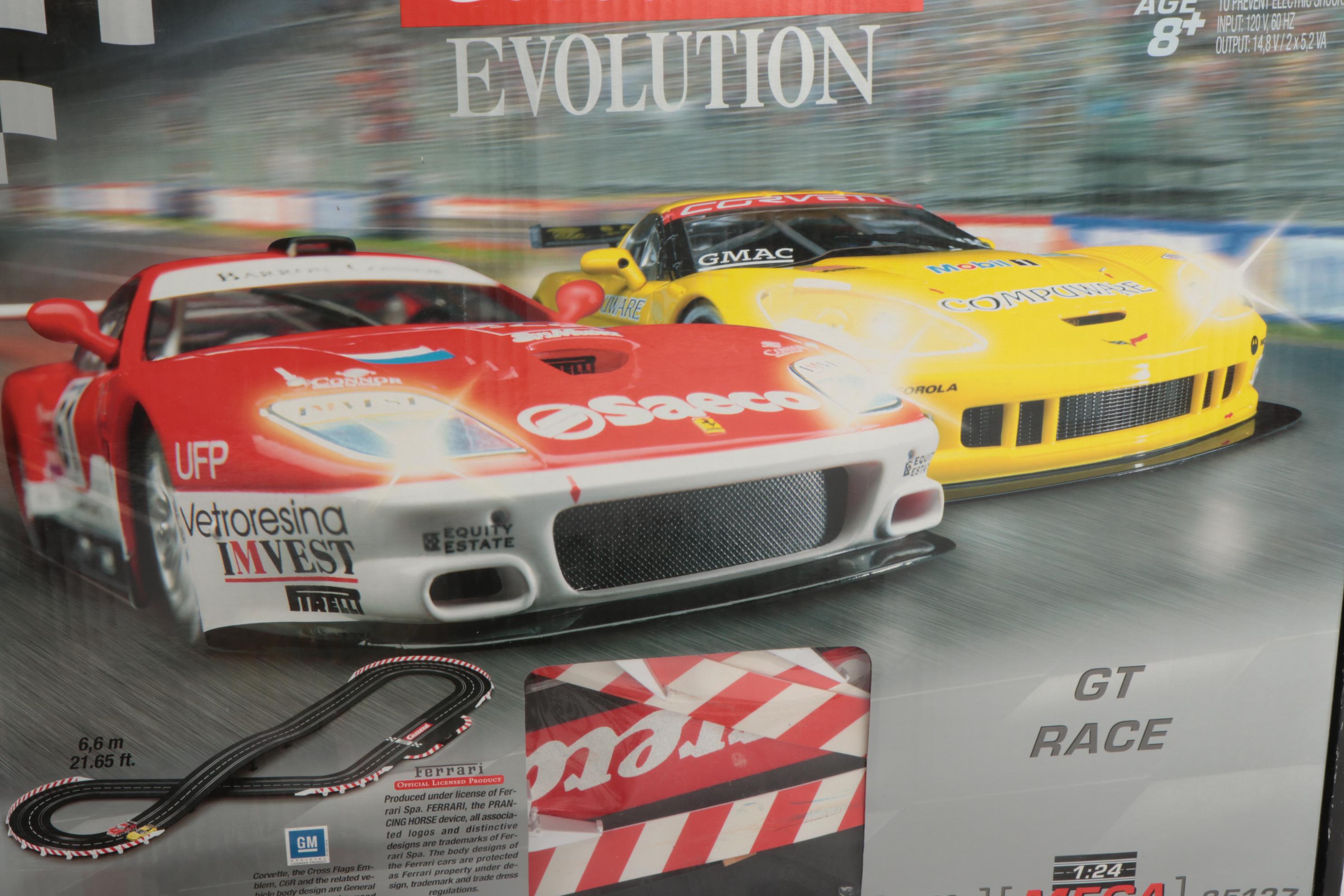 Carrera Evolution Slot Car Sets Including Grand Prix and GT Race