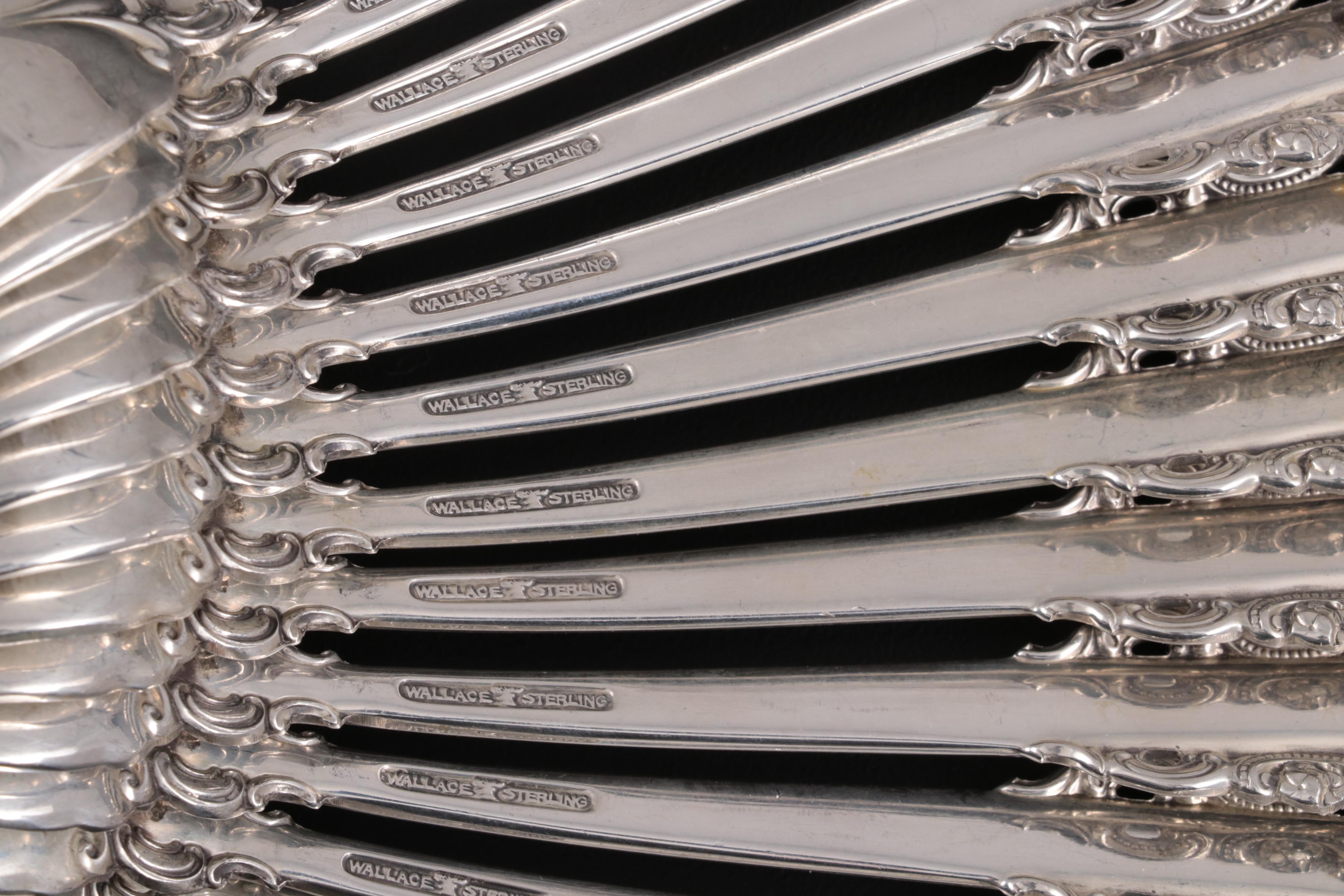 Wallace "Grande Baroque" Sterling Silver Flatware