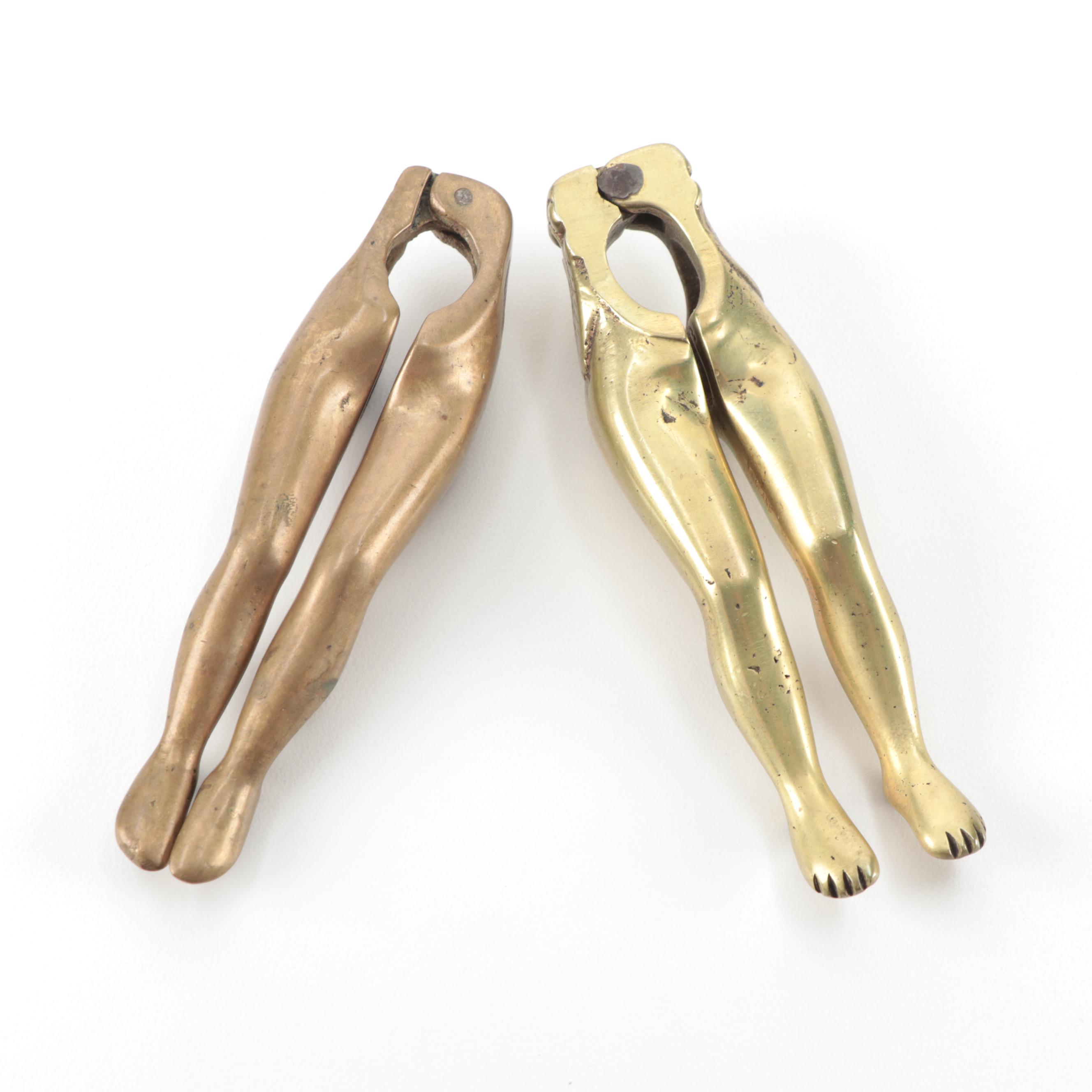 Figural Brass Nutcrackers
