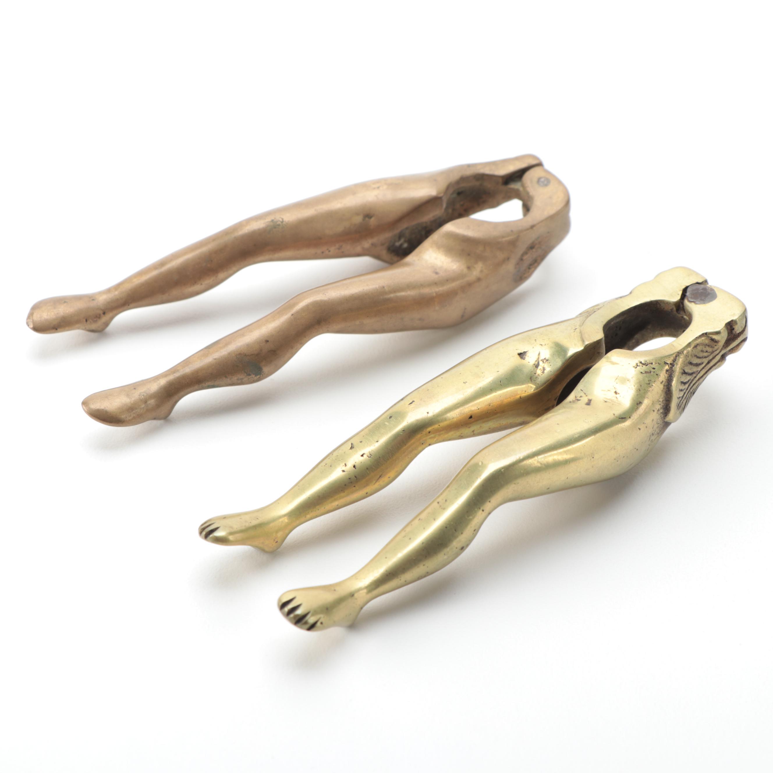 Figural Brass Nutcrackers