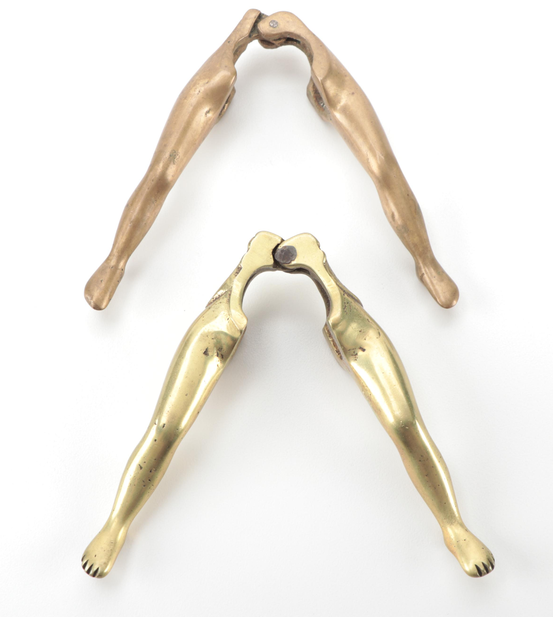 Figural Brass Nutcrackers