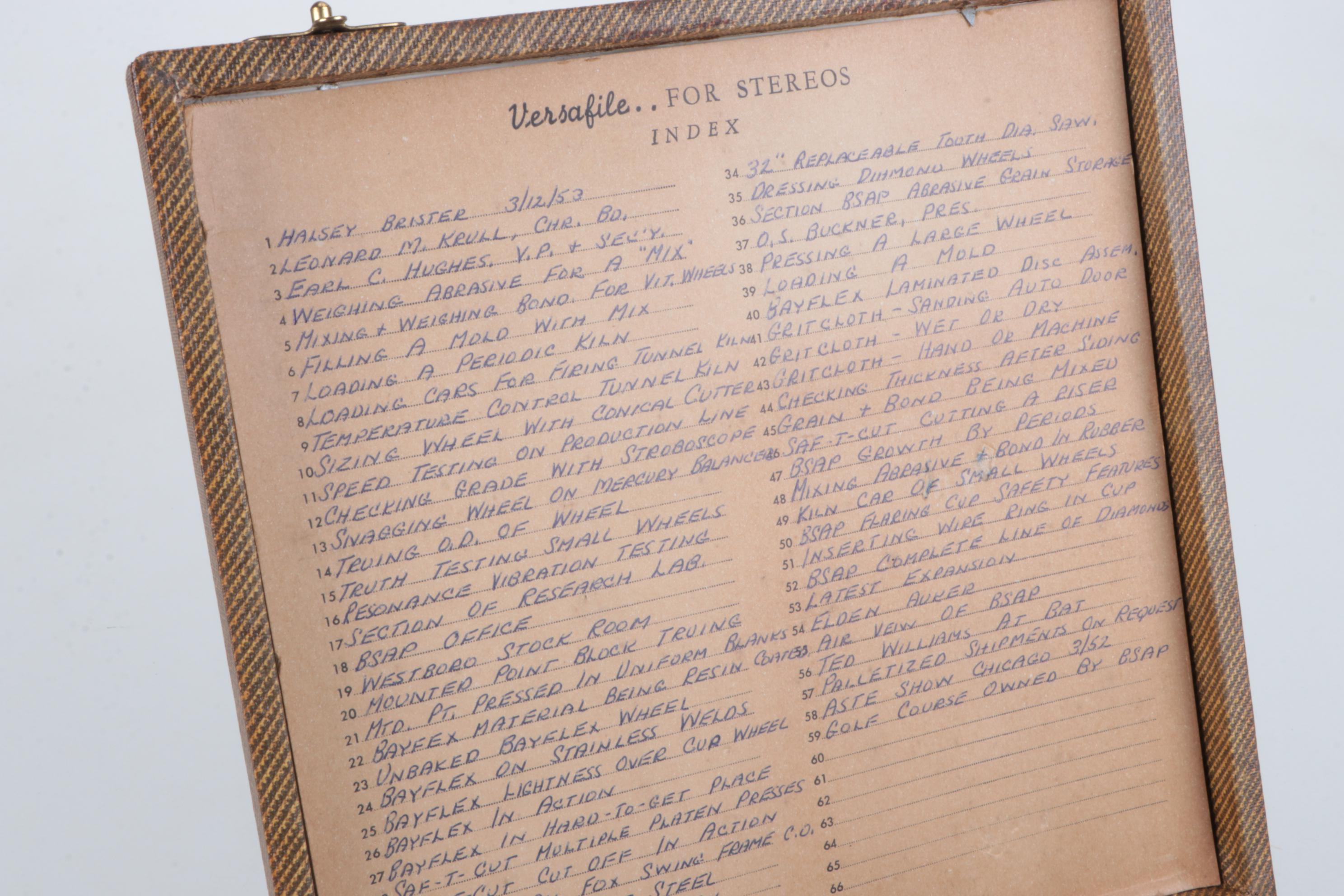 Realist Stereo Slide Viewer and Permamount Stereo Picture Slides