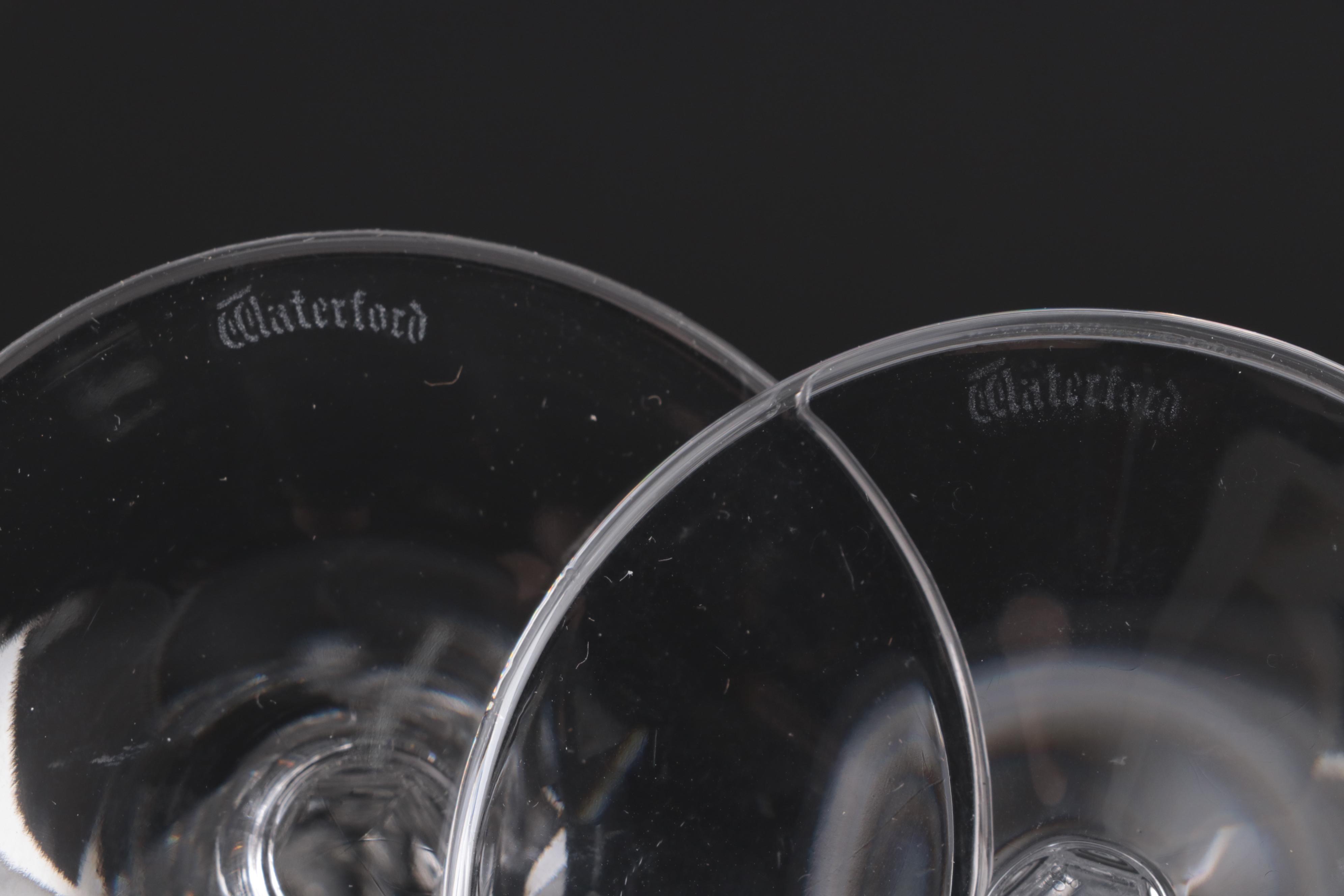 Waterford Millennium Series Crystal Champagne Flutes