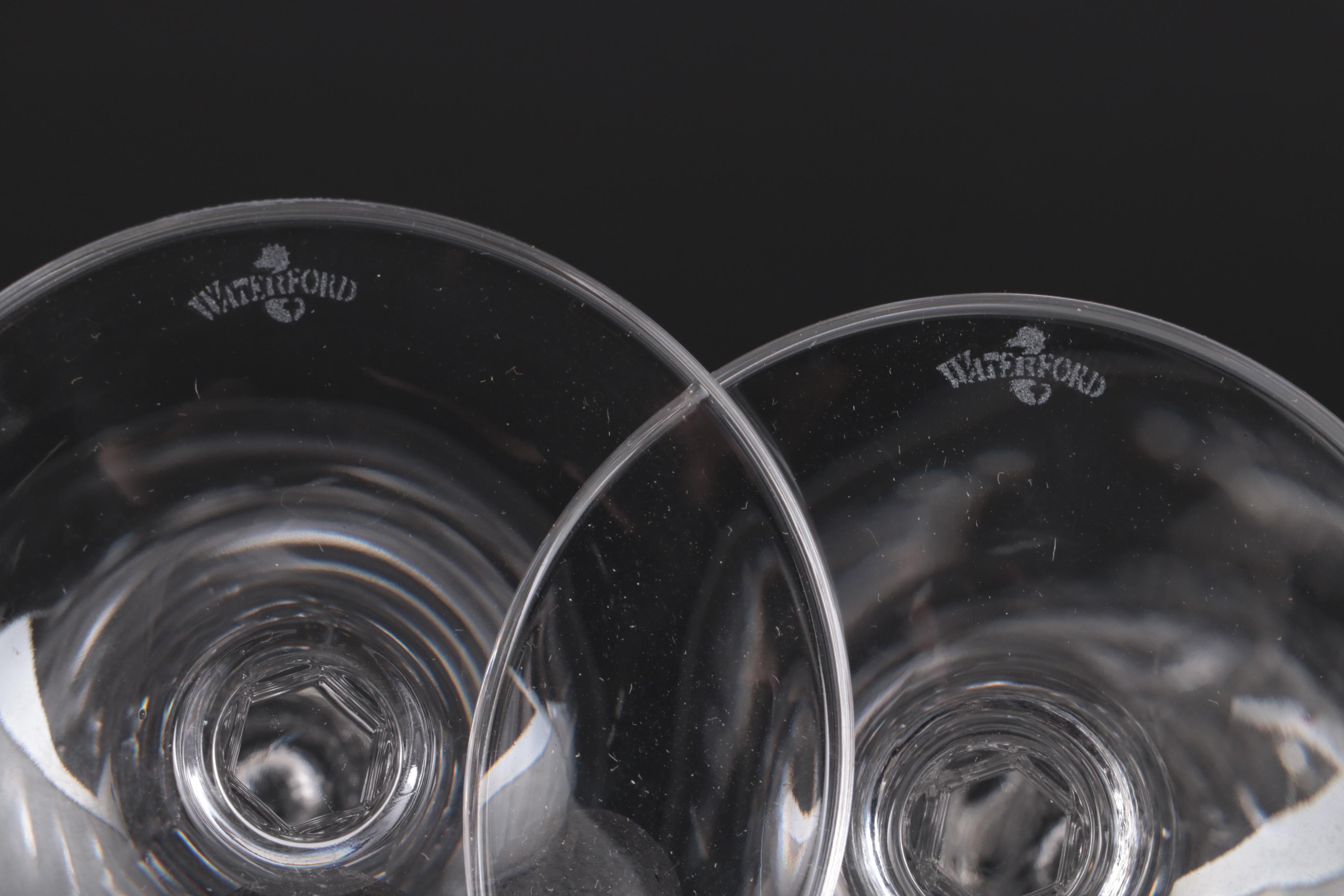 Waterford Millennium Series Crystal Champagne Flutes