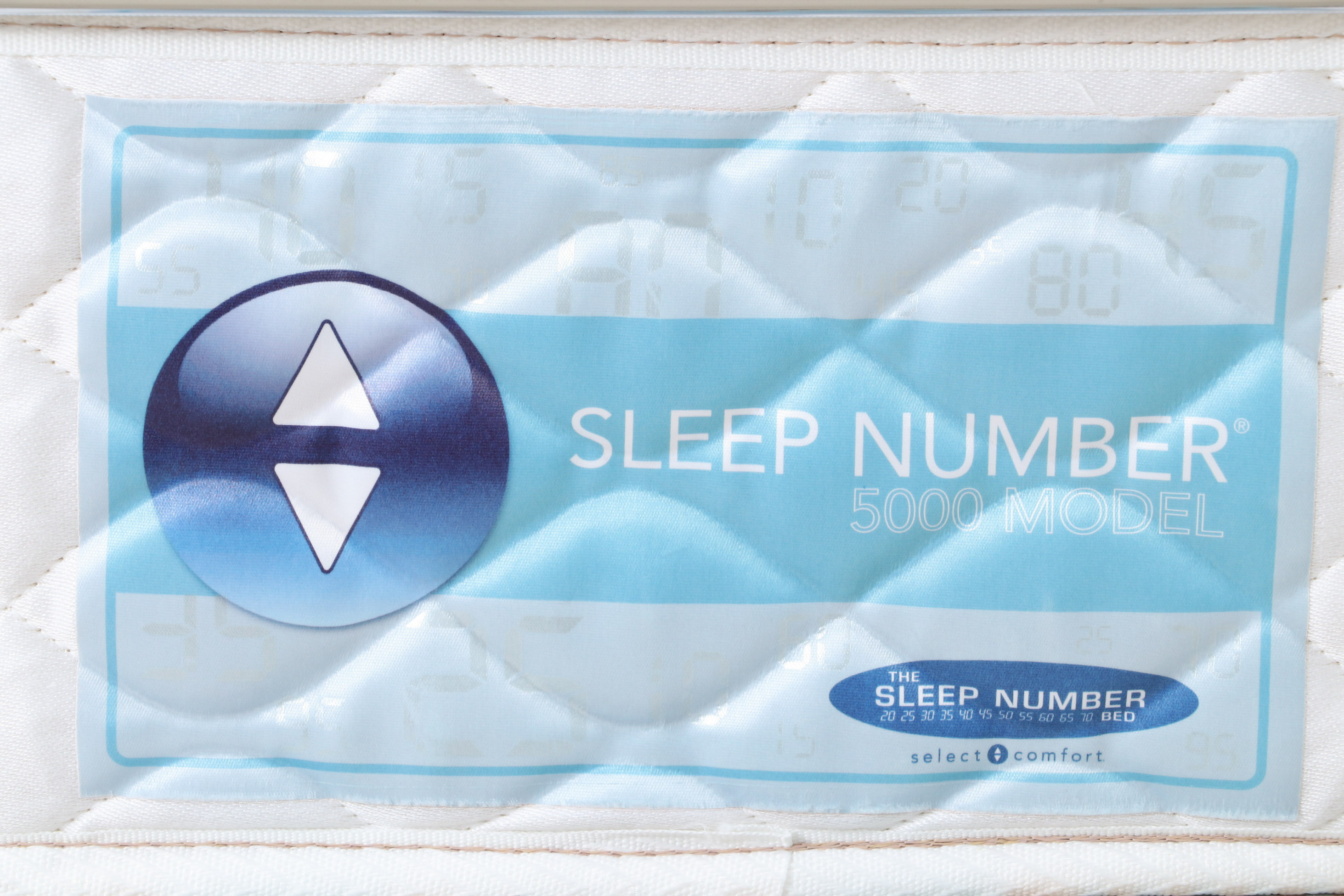 Sleep Number 5000 Model Adjustable Twin Bed with Base and Headboard