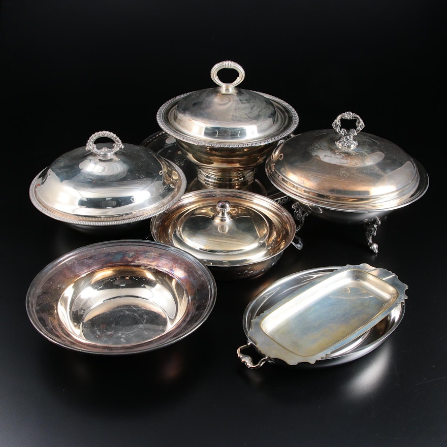 Reed & Barton and Other Silver Plate Serveware