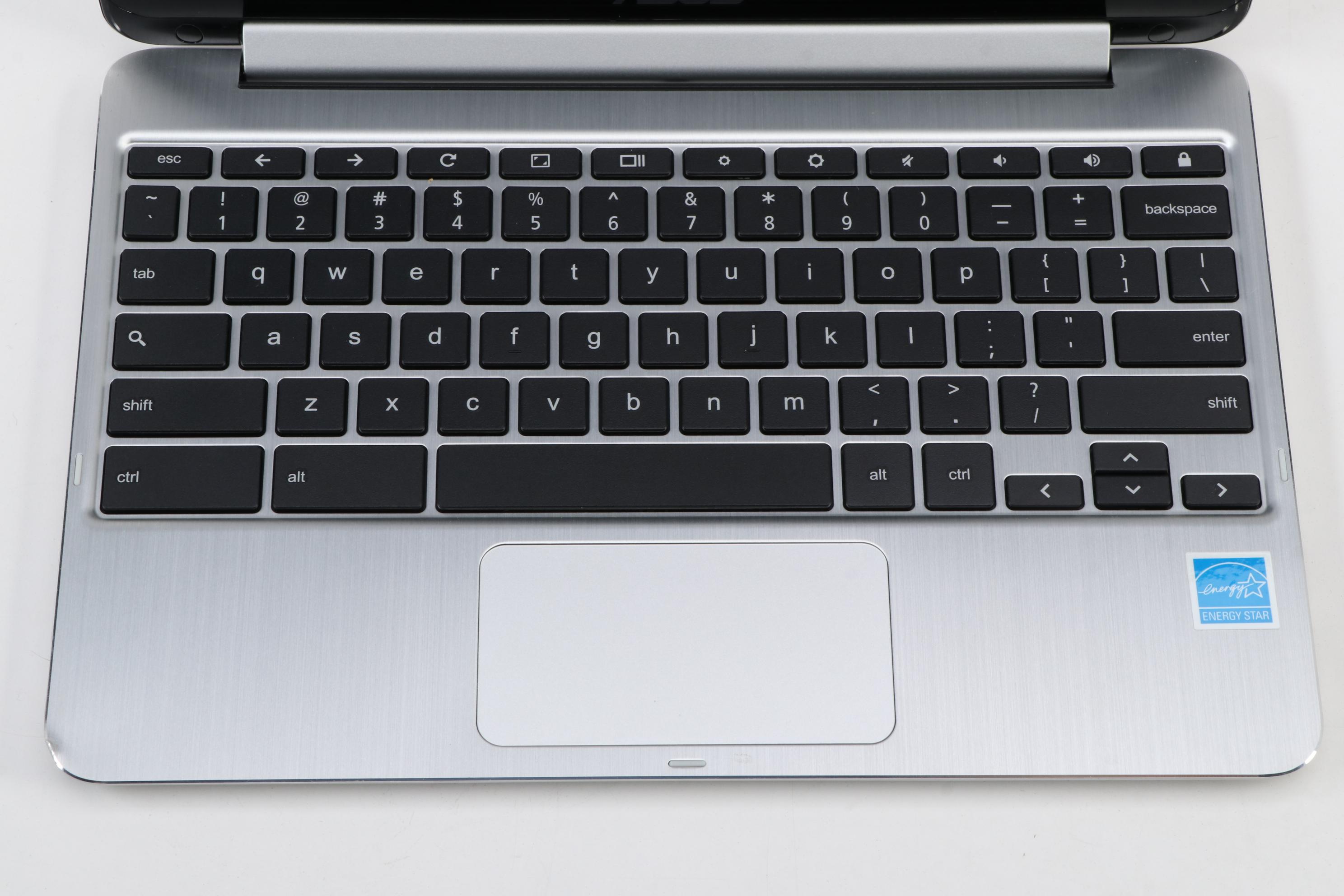 ASUS Flip C100P Chromebook Laptop with Power Adapter, 2016