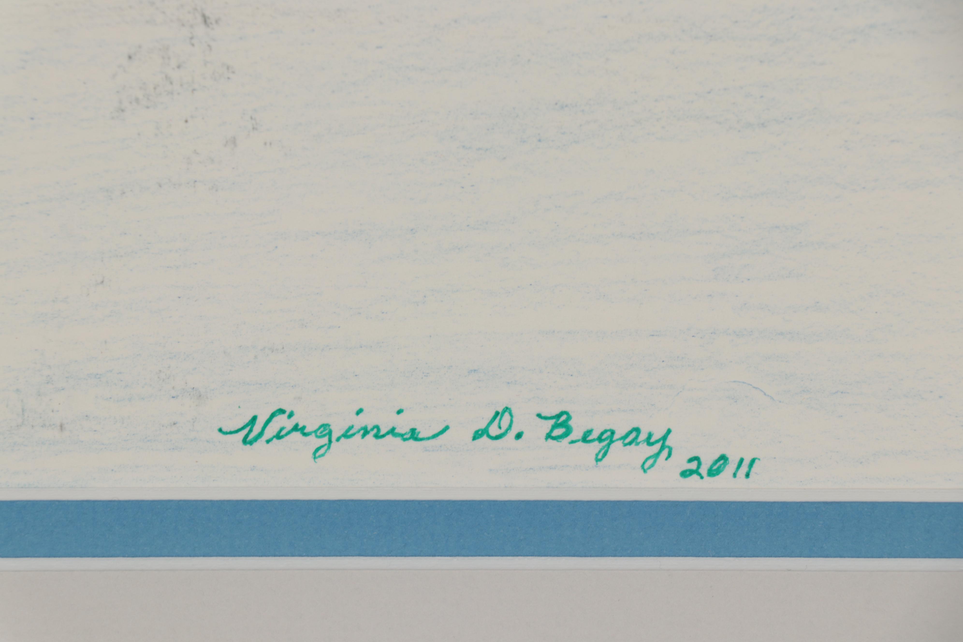 Virginia Begay Stylized Figural Drawing, 2011