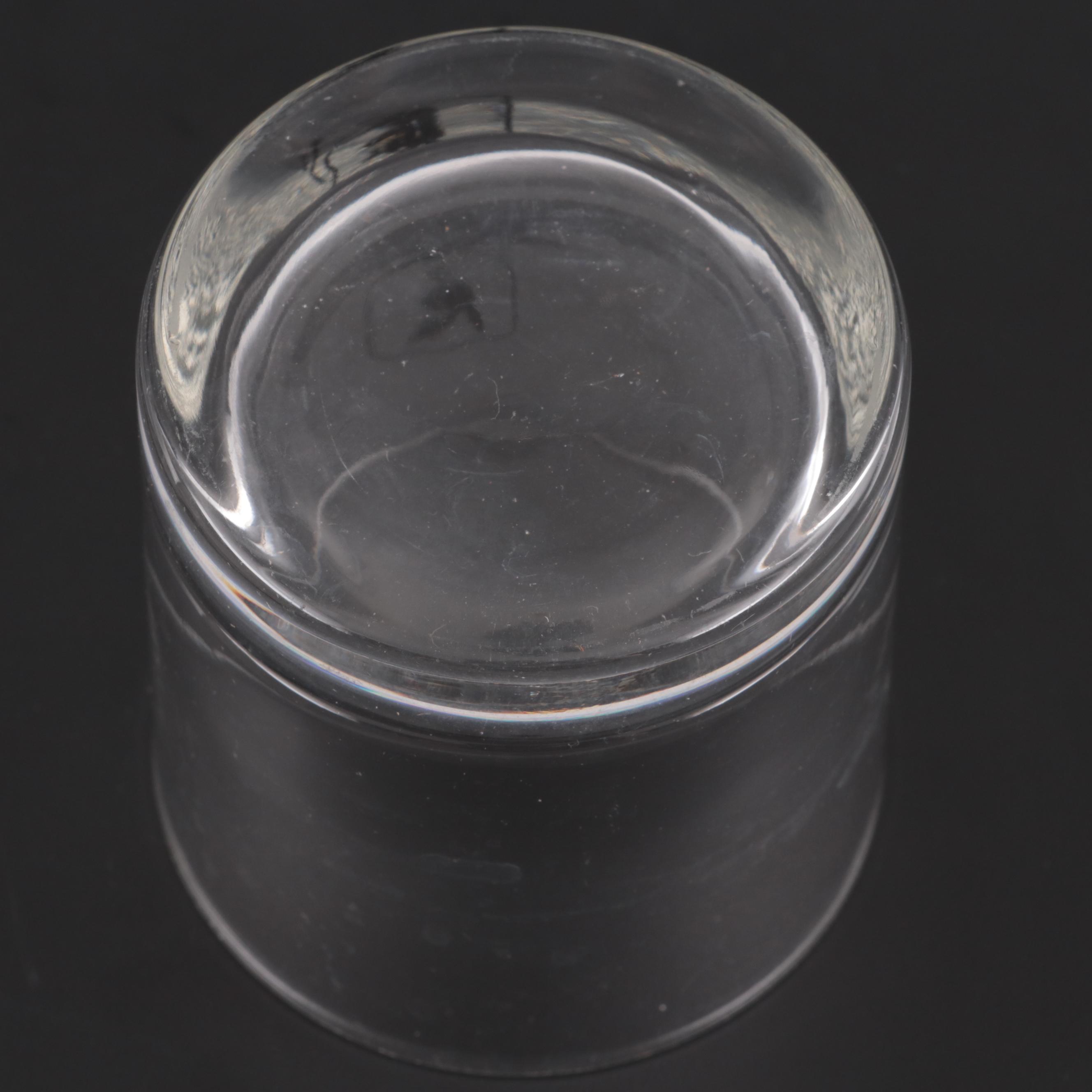 Playboy Club Glass Ash Trays and Playboy Bunny Logo Whiskey Glass