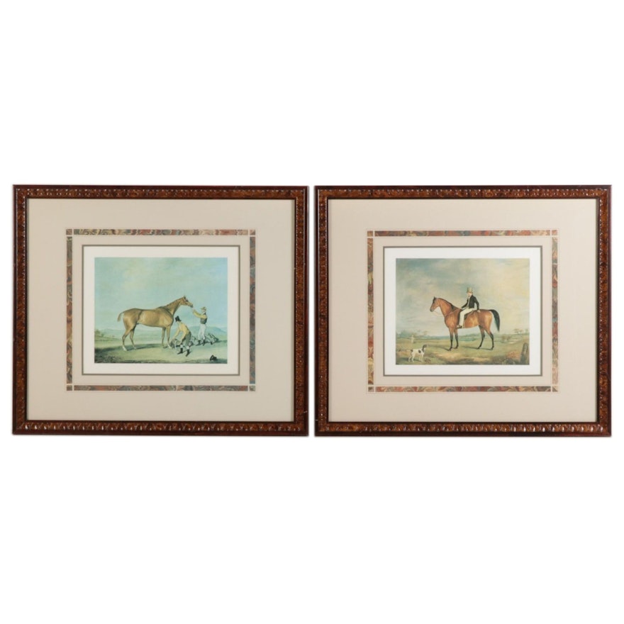 Equestrian Themed Offset Lithographs